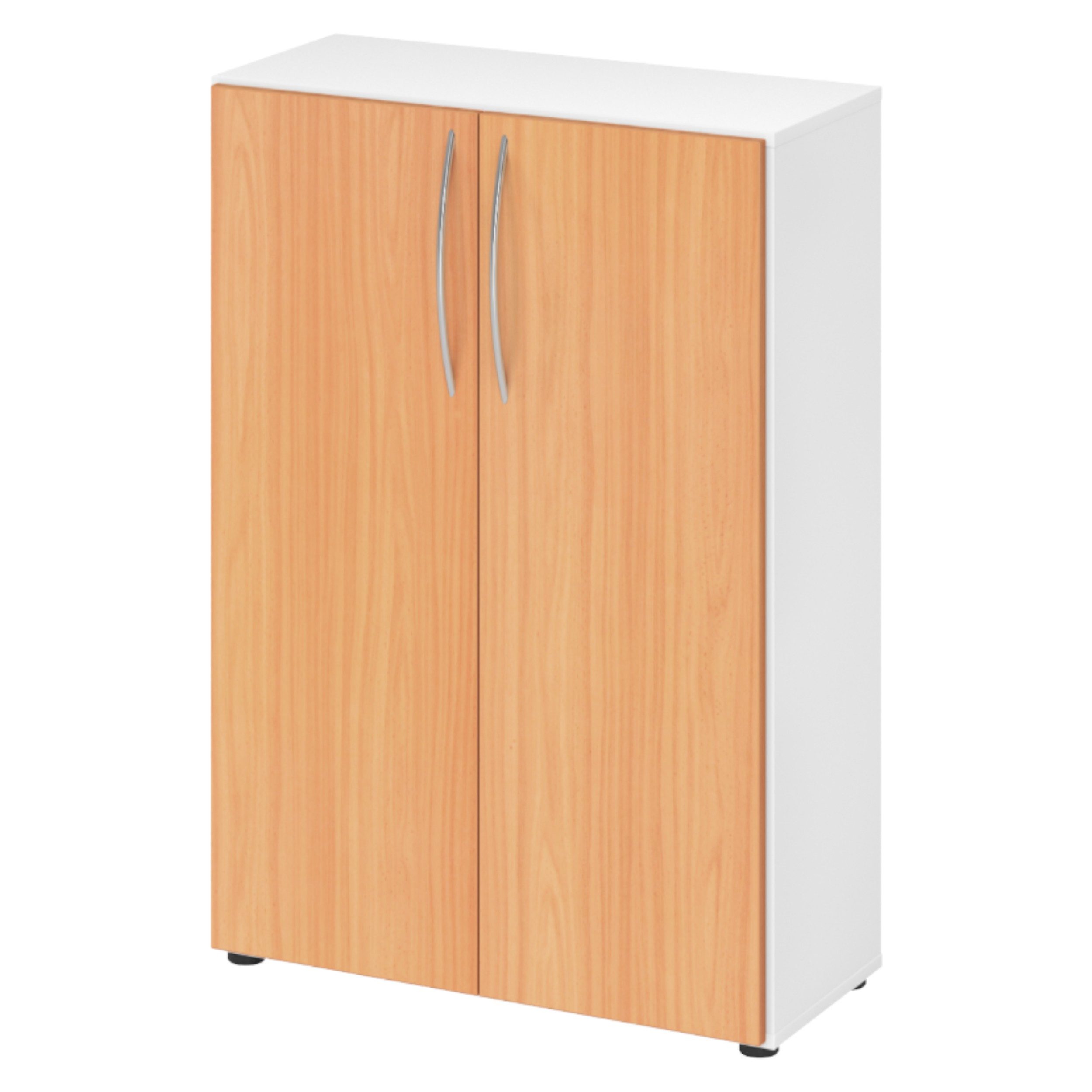 bümö Aktenschrank basic Aktenschrank Dekor: Weiß/Buche