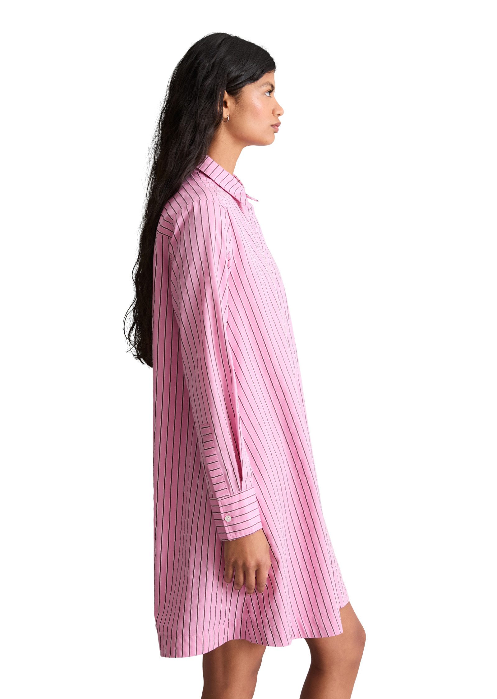 Marc O'Polo DENIM Hemdblusenkleid aus Organic Cotton-Lyocell-Mix