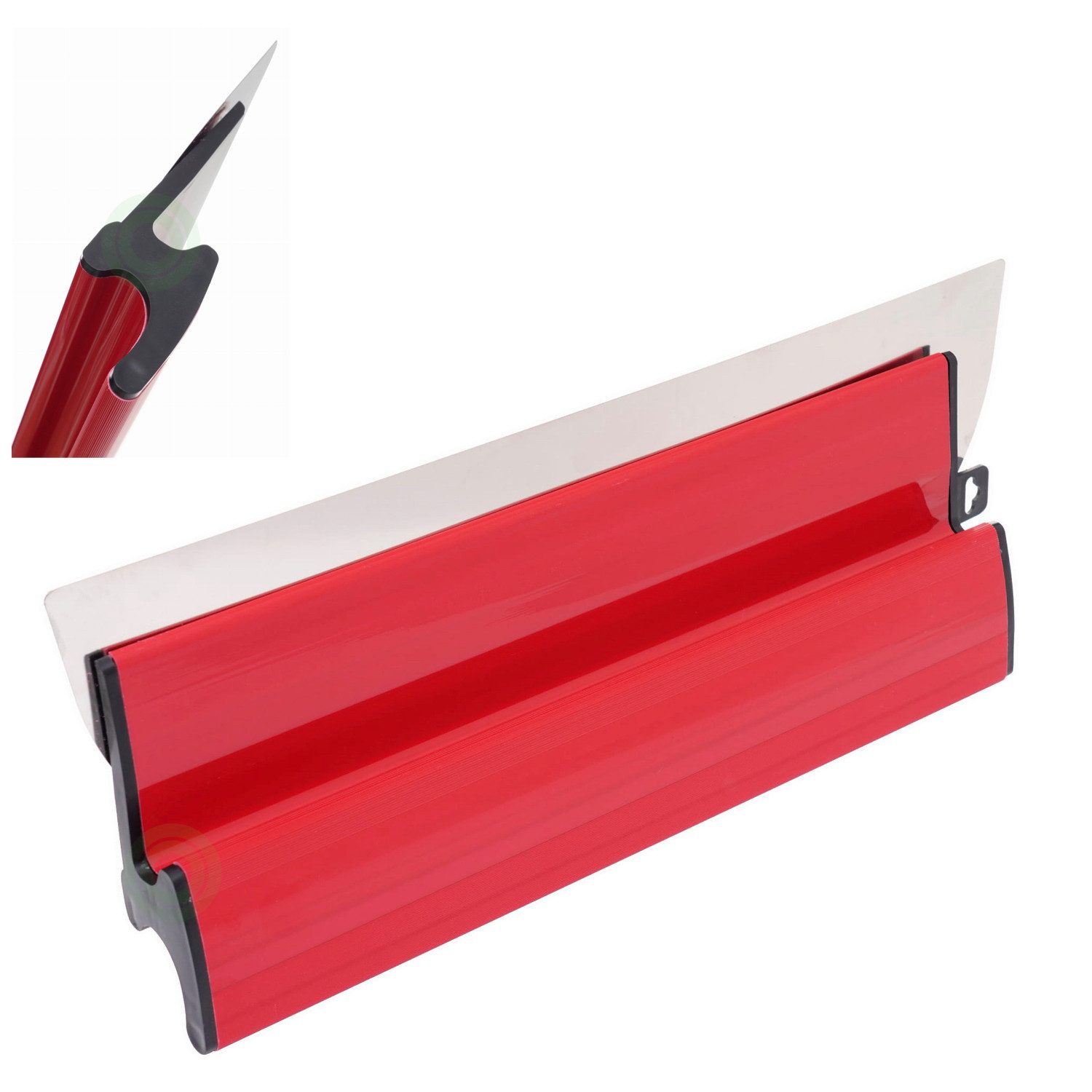 TRIZERATOP Flächenspachtel Flächenspachtel rostfrei Fassadenspachtel Breitspachtel 400mm (Flächenspachtel Ergonomisch rostfrei Fassadenspachtel Breitspachtel 400mm)