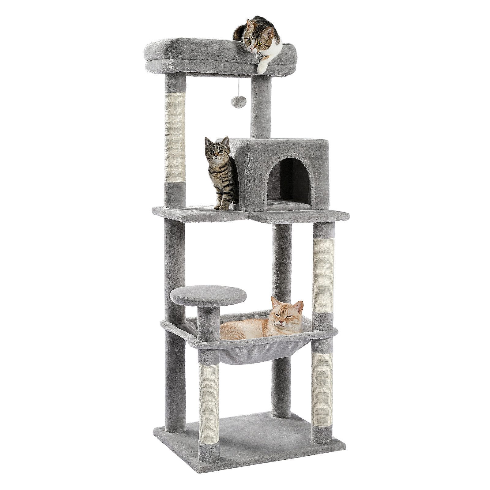 PAWZ Road Kratzbaum Kratzbaum 143cm Groß Katzenspielturm stabiles schönes K günstig online kaufen