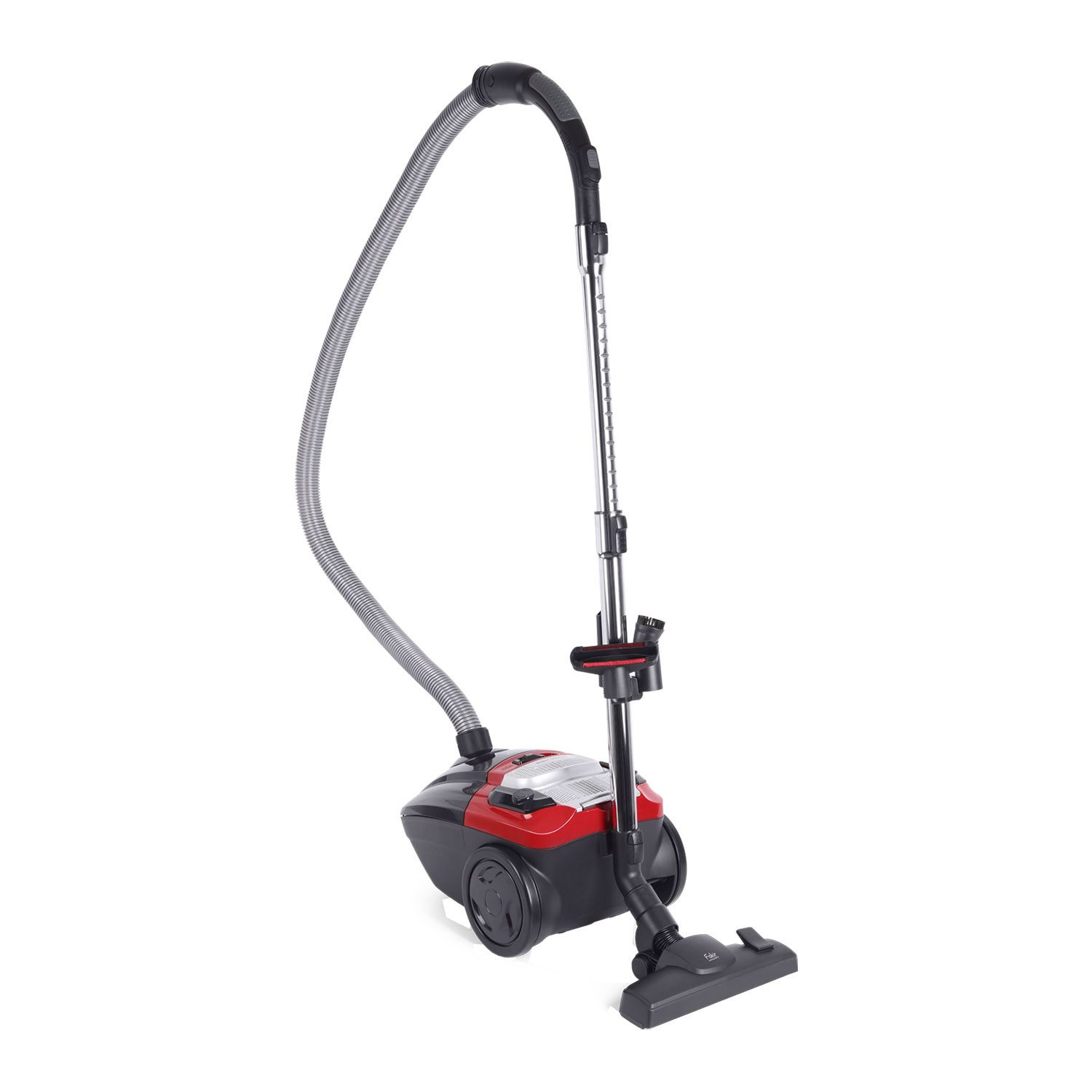 FAKIR Bodenstaubsauger Red Vac Power Bodenstaubsauger, 700 W, geeignet für Allergiker, Hartboden, Teppichboden
