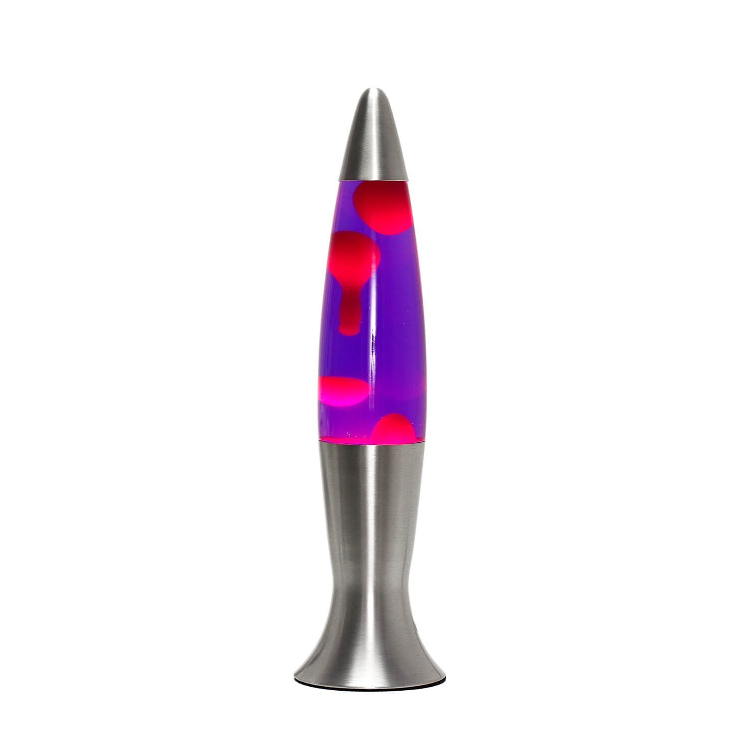 Licht-Erlebnisse Lavalampe ANGELINA, Warmweiß, Tischlampe Lila günstig online kaufen