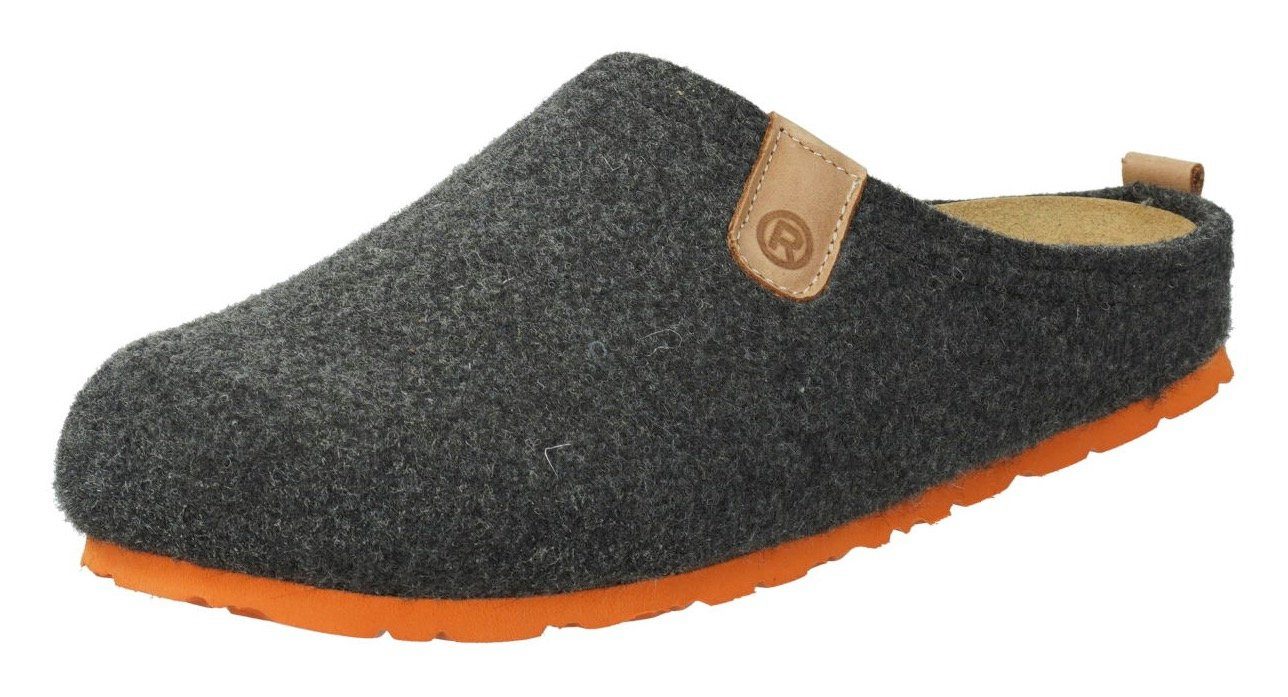 Rohde NAPOLI-H Pantoffel, Clog, Hausschuh, Homeslipper mit herausnehmbarer Innensohle