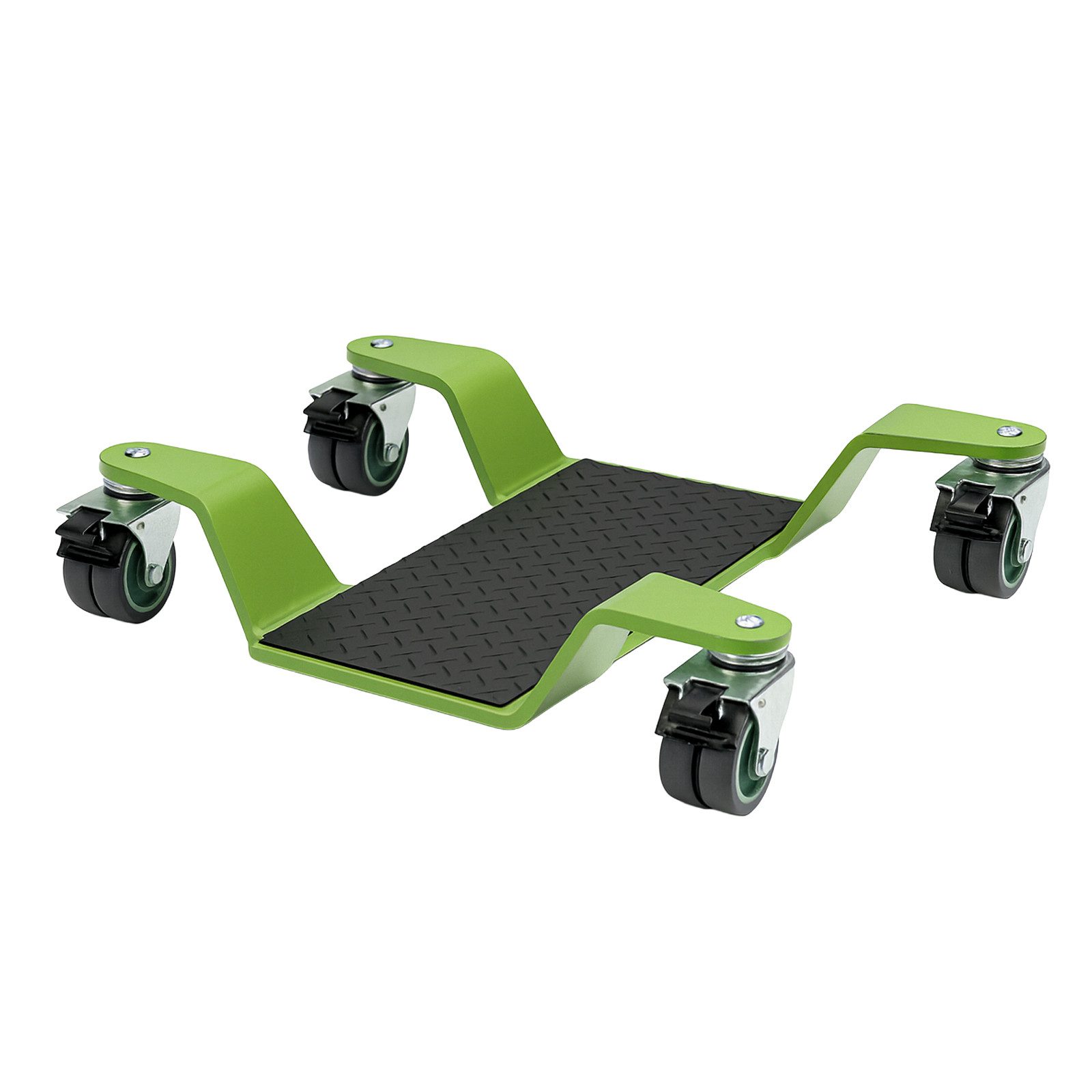 TRUTZHOLM Transportroller Rangierhilfe für Motorrad mit Hauptständer Tragkraft 450 kg, (1-St), 360° Lenkrollen, hohe Tragkraft 450 kg, extra-flaches Design