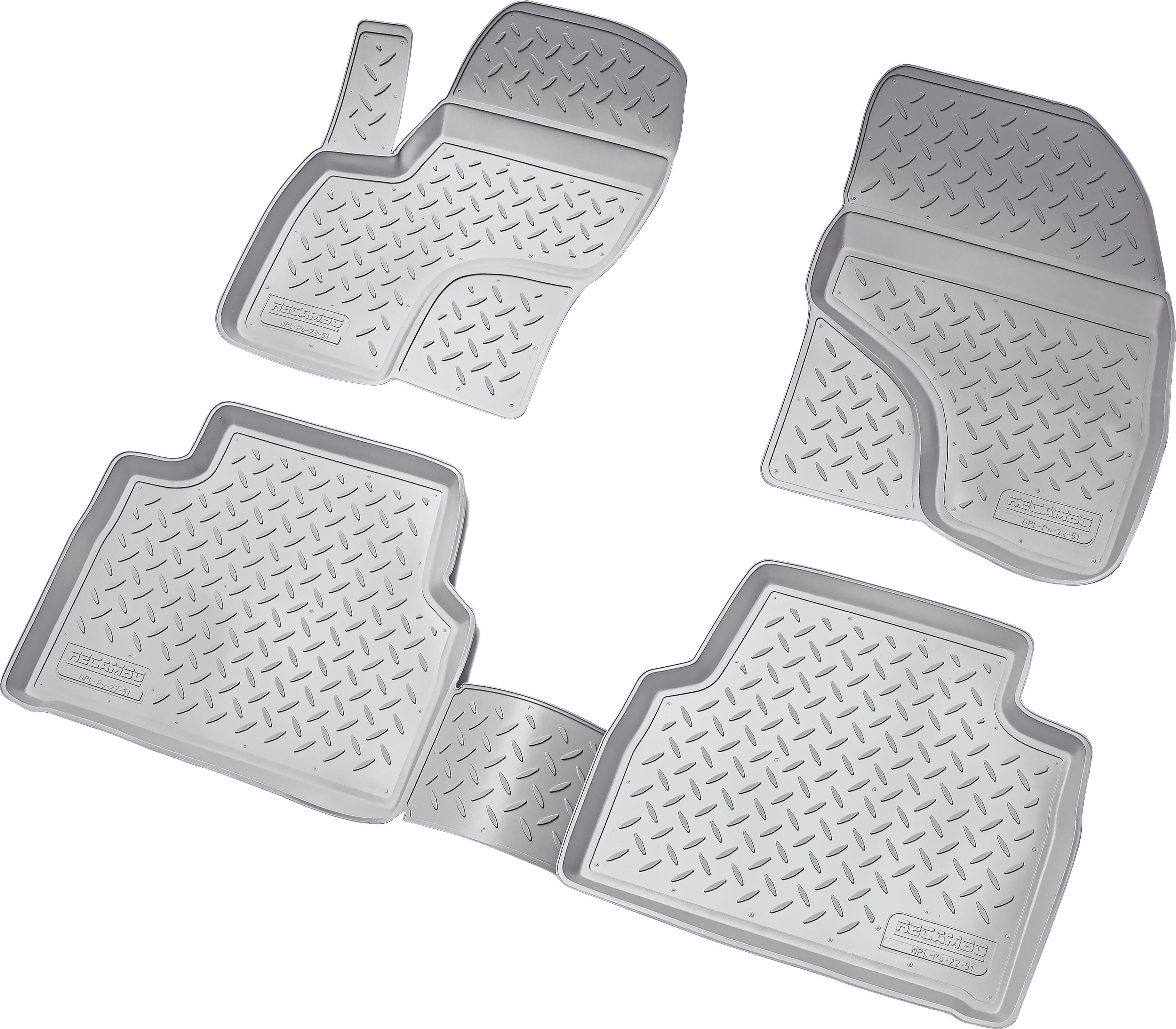 RECAMBO PassformFußmatten (4 St), Ford Kuga, I (MK1
