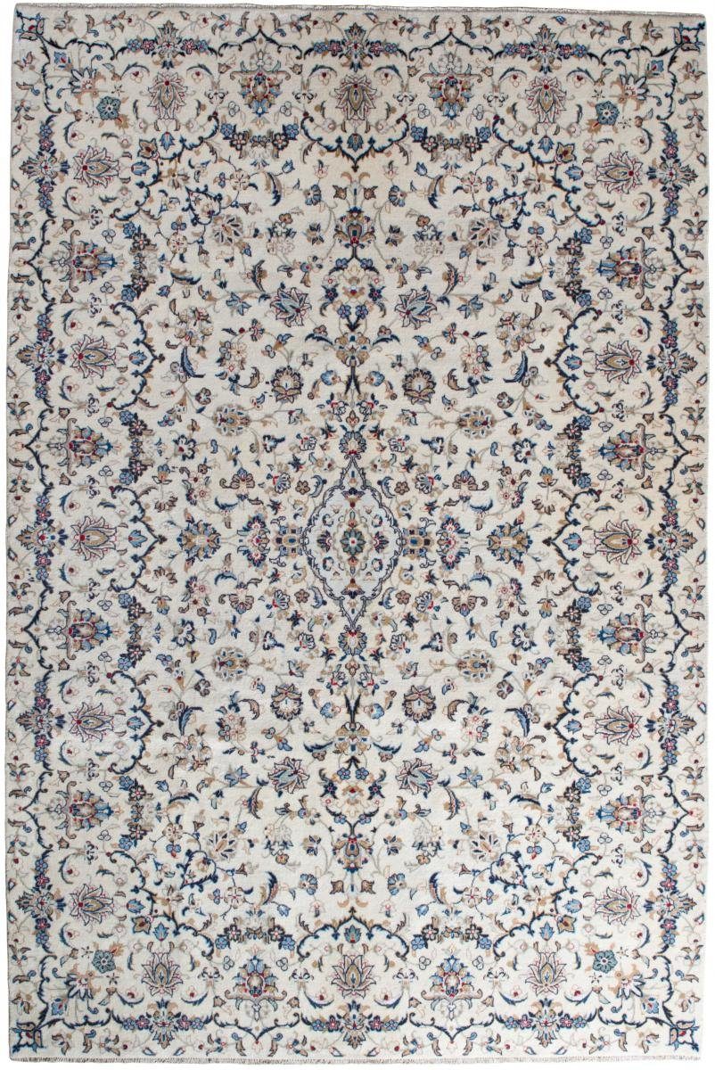 Orientteppich Keshan 199x301 Handgeknüpfter Orientteppich / Perserteppich, Nain Trading, rechteckig, Höhe: 12 mm