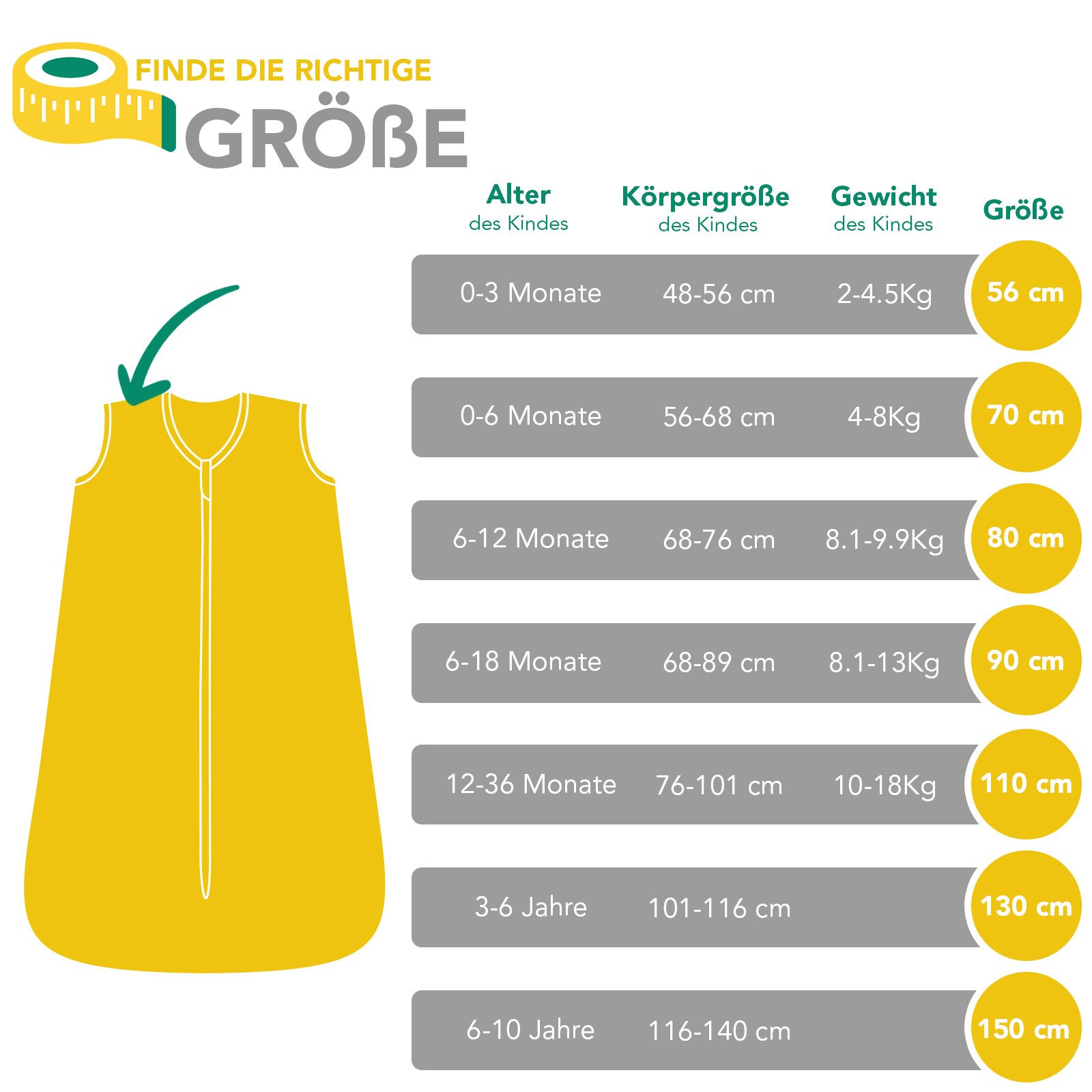 Schlummersack Kinderschlafsack Musselin Babyschlafsack, 0.5 Tog günstig online kaufen