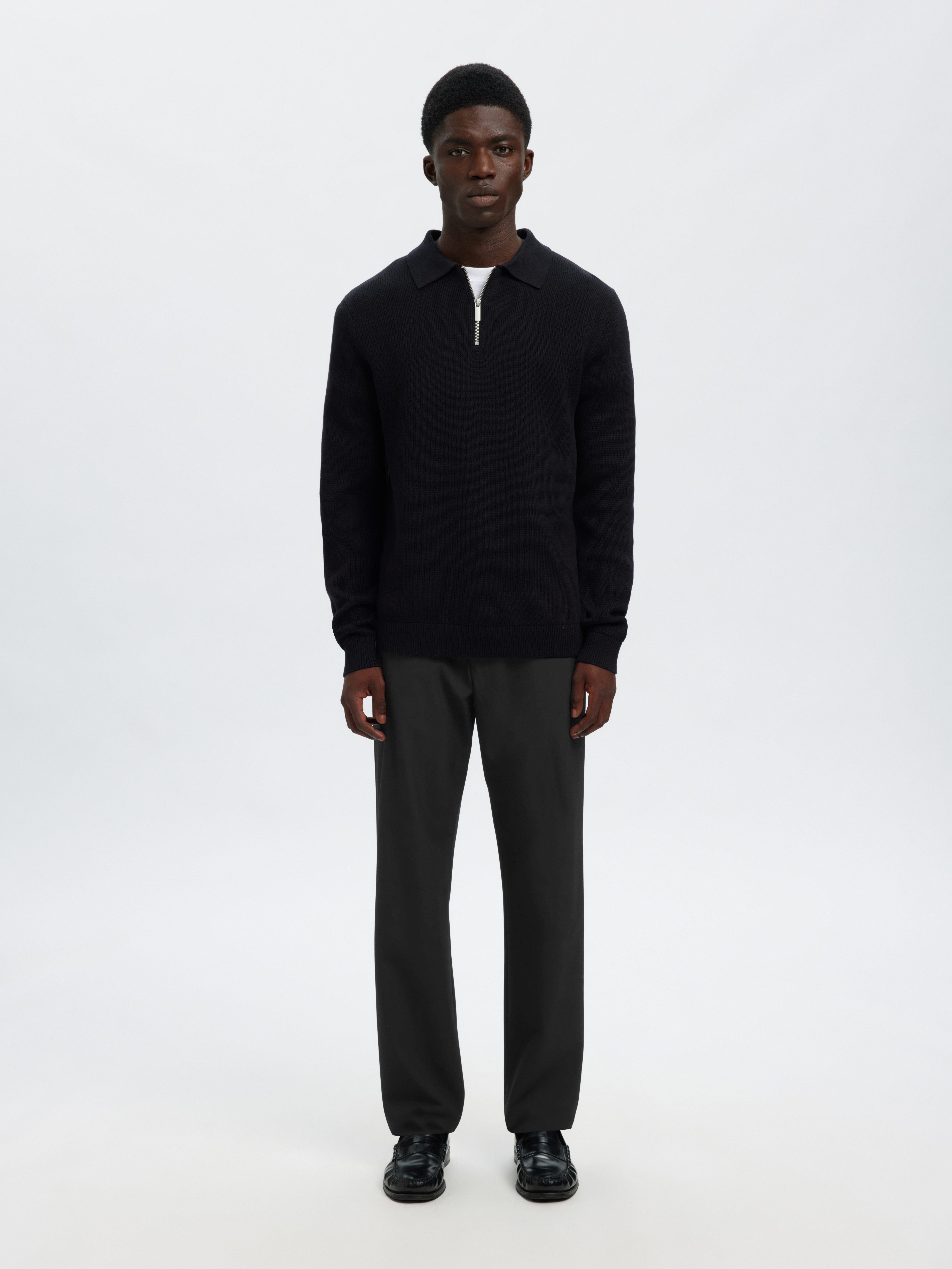Selected Schlupfhose SLH196-STRAIGHT ROBERT STRING PANT NOOS Materialmix, straight fit