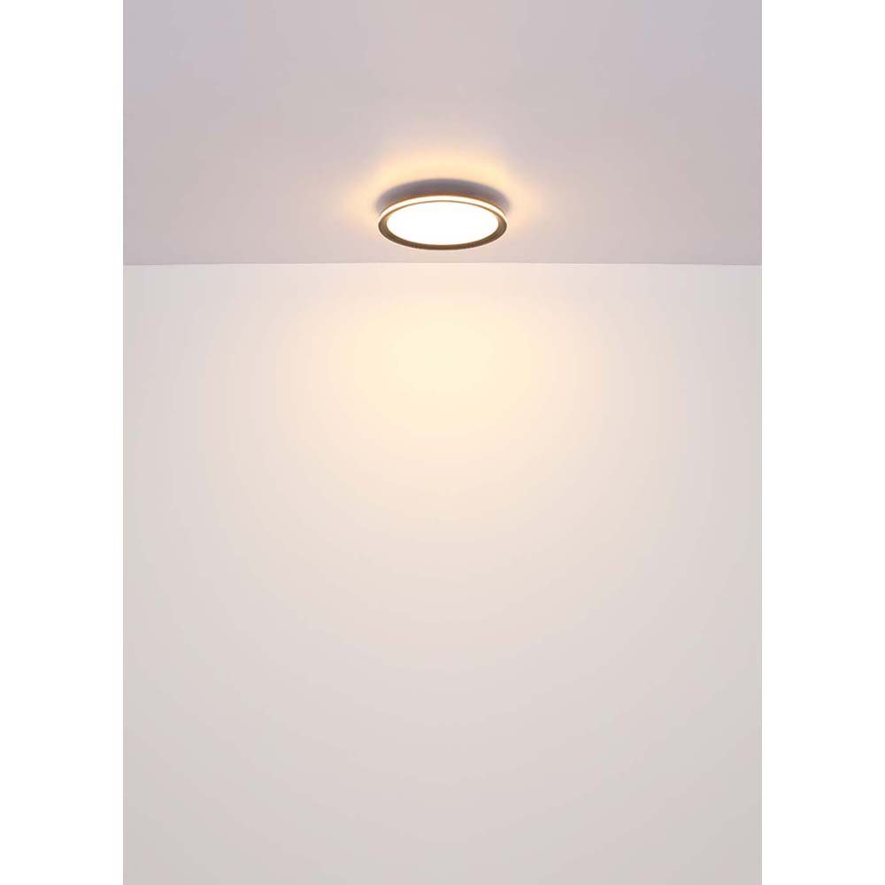 Globo LED Deckenleuchte, Deckenleuchte Deckenlampe LED 3 Schwarz-matt Lichtmodi Wohnzimmerlampe