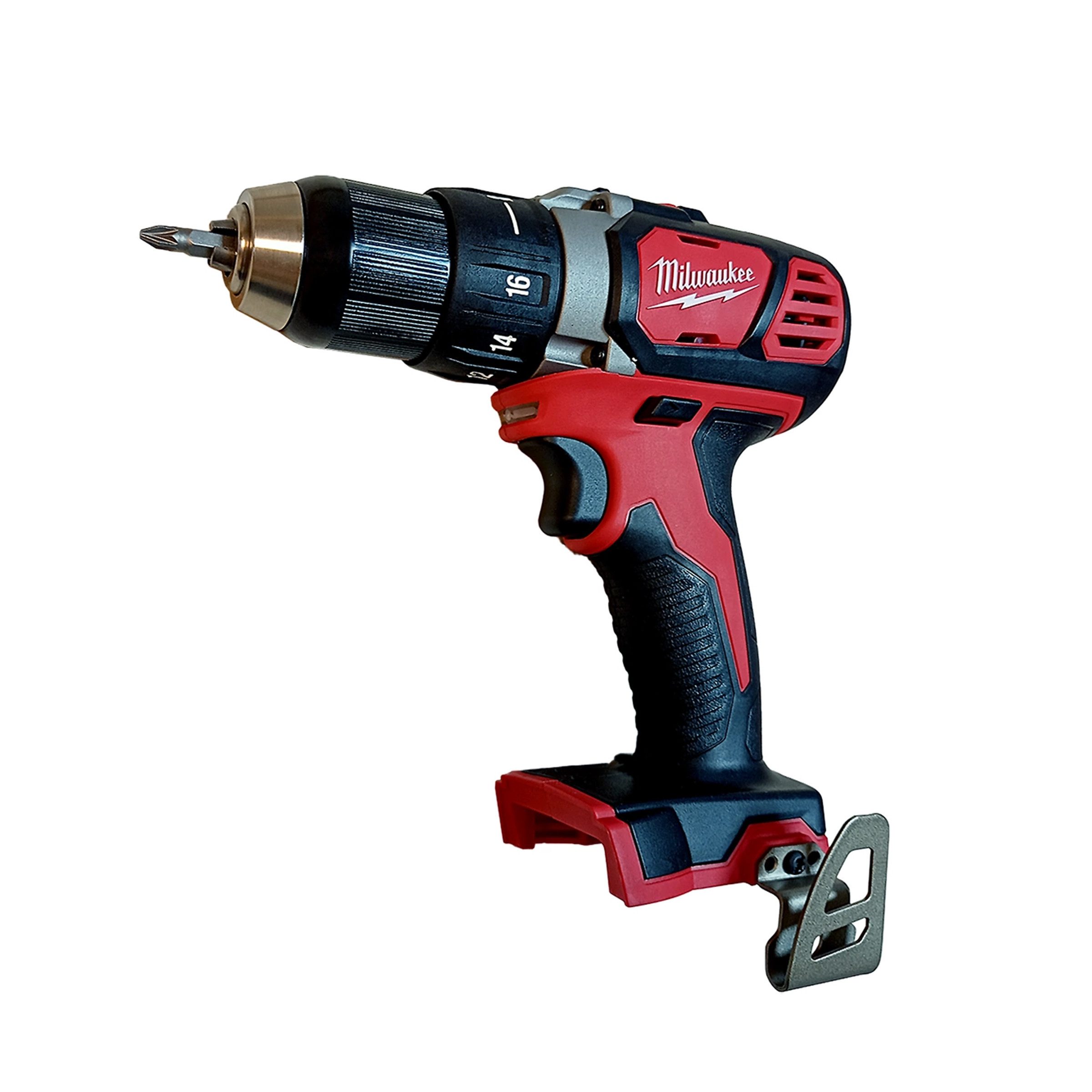 Milwaukee Akku-Bohrschrauber Milwaukee M18 BDD-0 Akku-Bohrschrauber 18V mit 4-poligem Motor, (1-tlg)