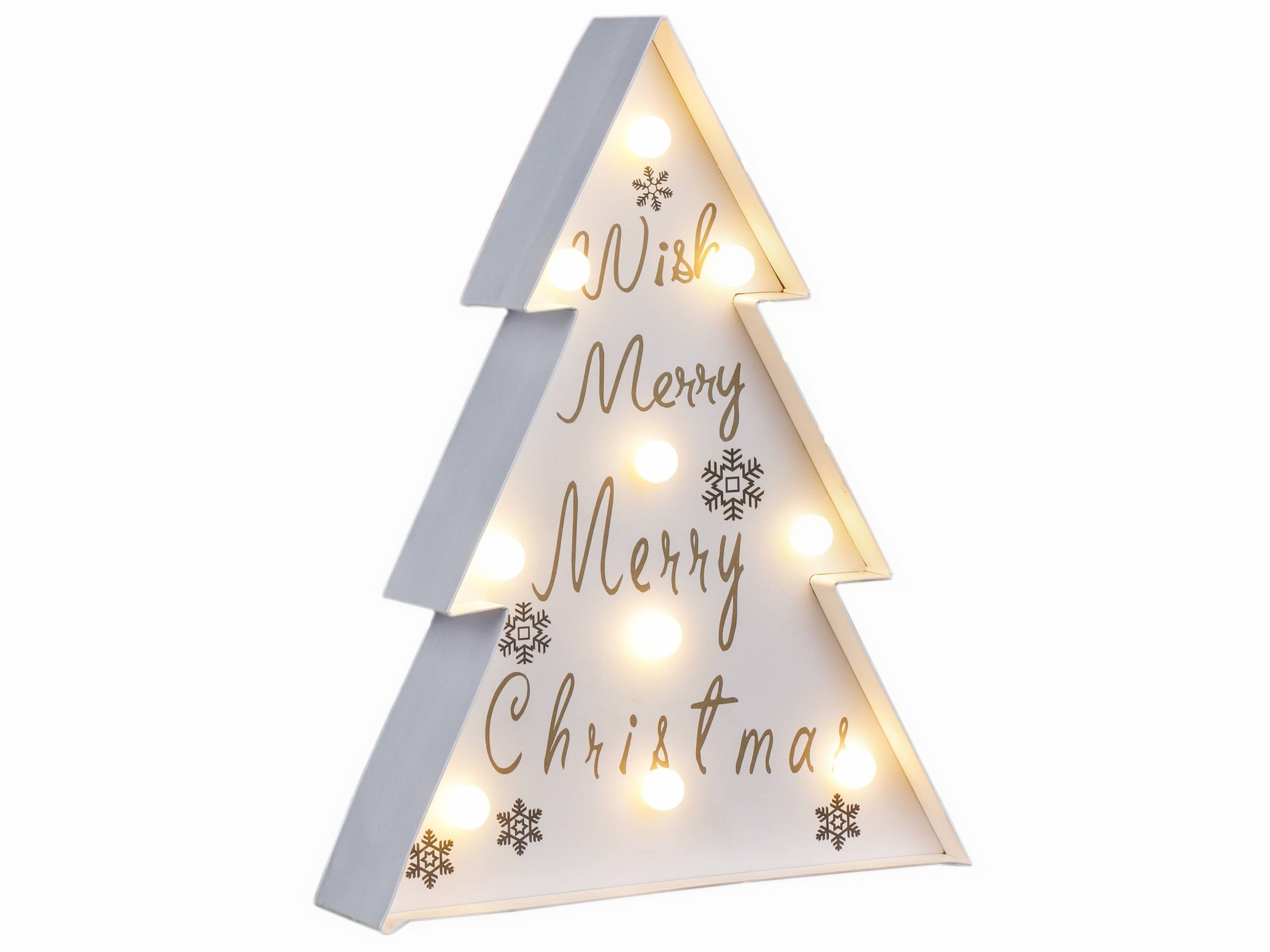 Weihnachtsfigur LED Papier Tanne Weihnachtsdeko