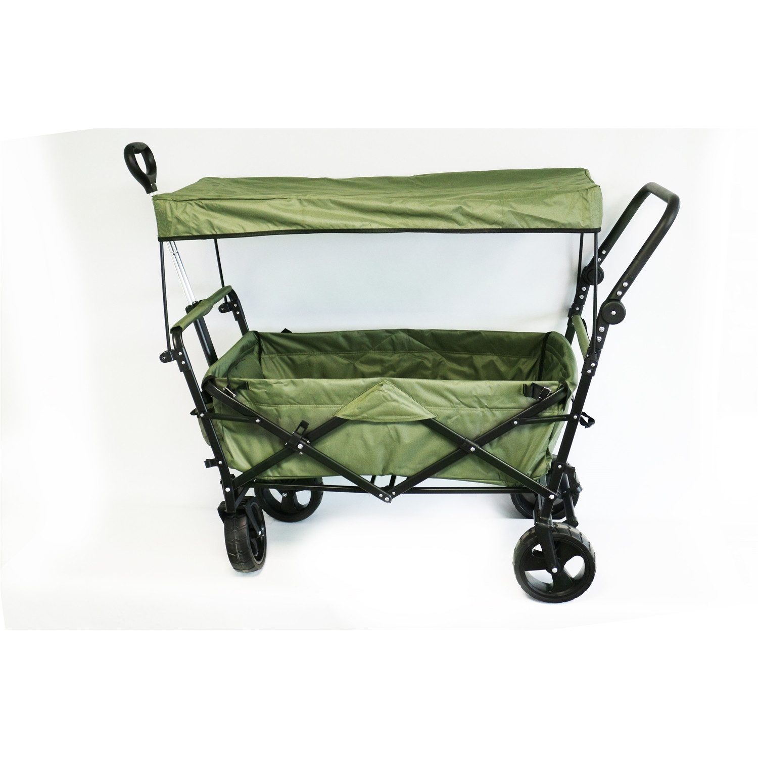 Vedes Bollerwagen KD-6660WROL Premium XXL Bollerwagen olive grün