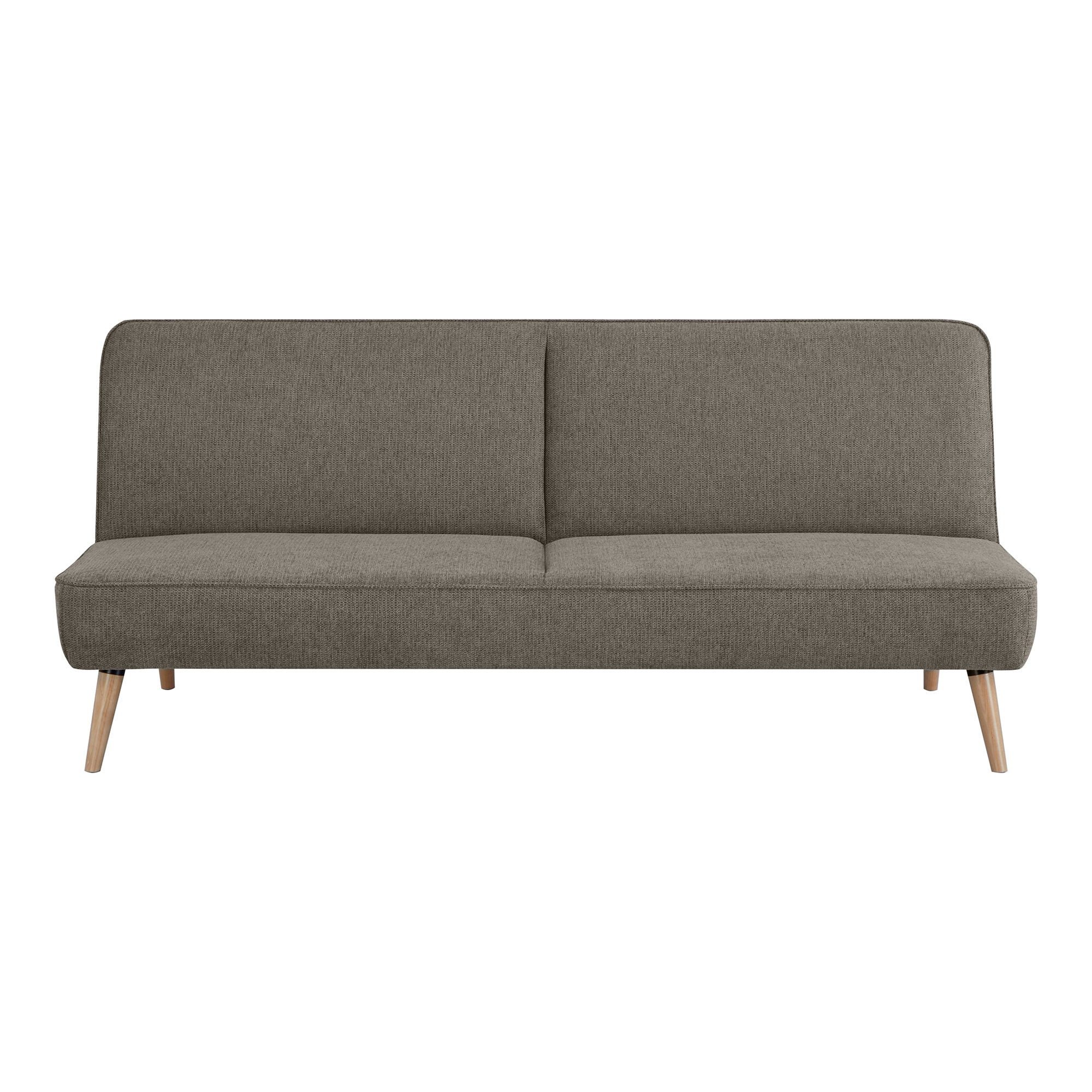 freiraum Schlafsofa Swan, in Braun, 100% Polyester - 83x186cm (HxT)