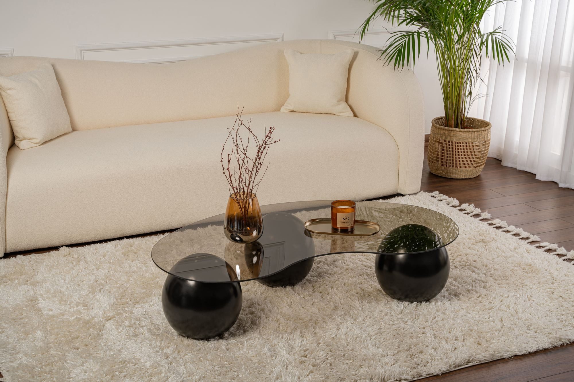 Skye Decor Couchtisch Sphere (1 Tisch), Organisch geformte Tischplatte günstig online kaufen