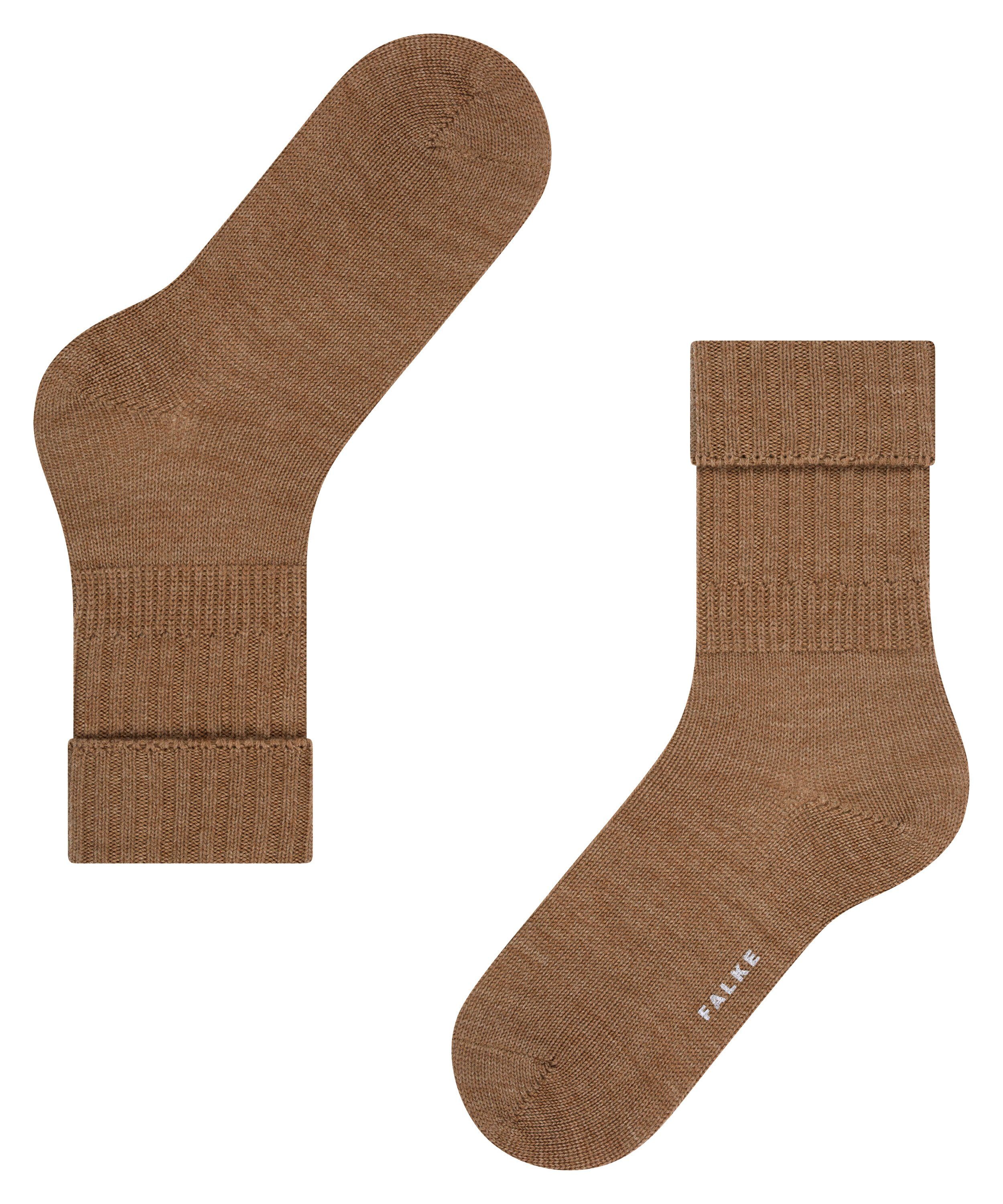 FALKE Socken Striggings Rib (1-Paar) mel (5410) nutmeg