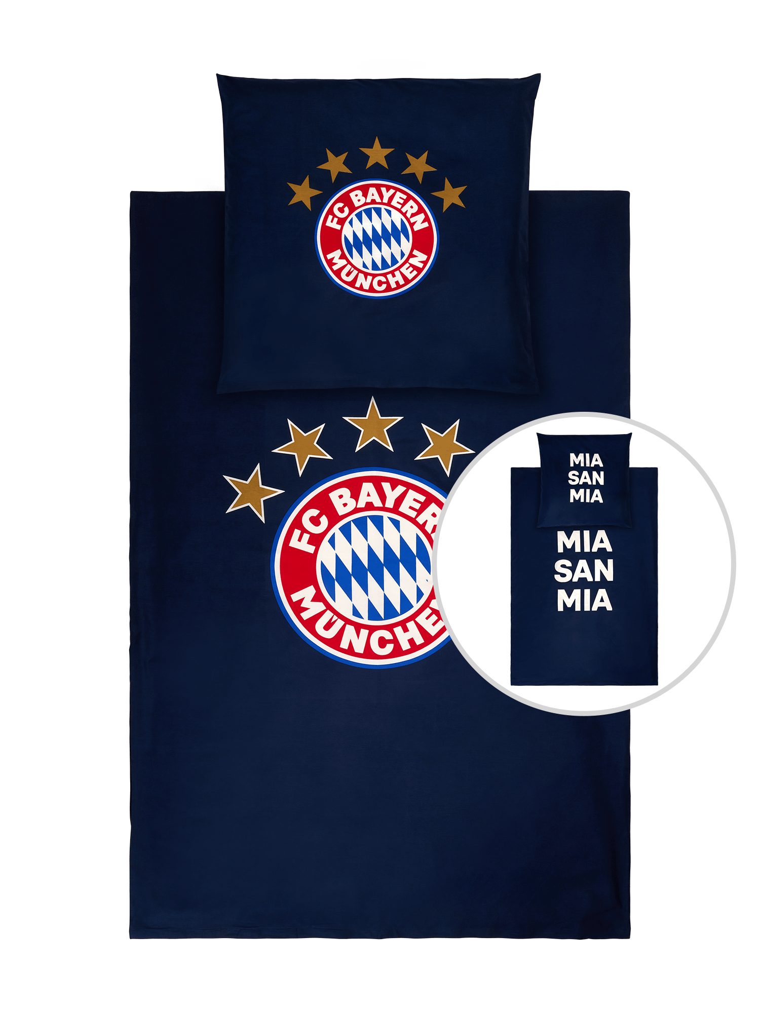 FC Bayern München Bettwäsche FC Bayern München Bettwäsche Glow in The dark günstig online kaufen