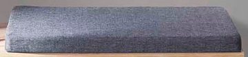 INOSIGN Bankauflage Avena, (1 St), graues Sitzkissen, 49 x 32 cm, eckig,Bezug: 100 % Polypropylen