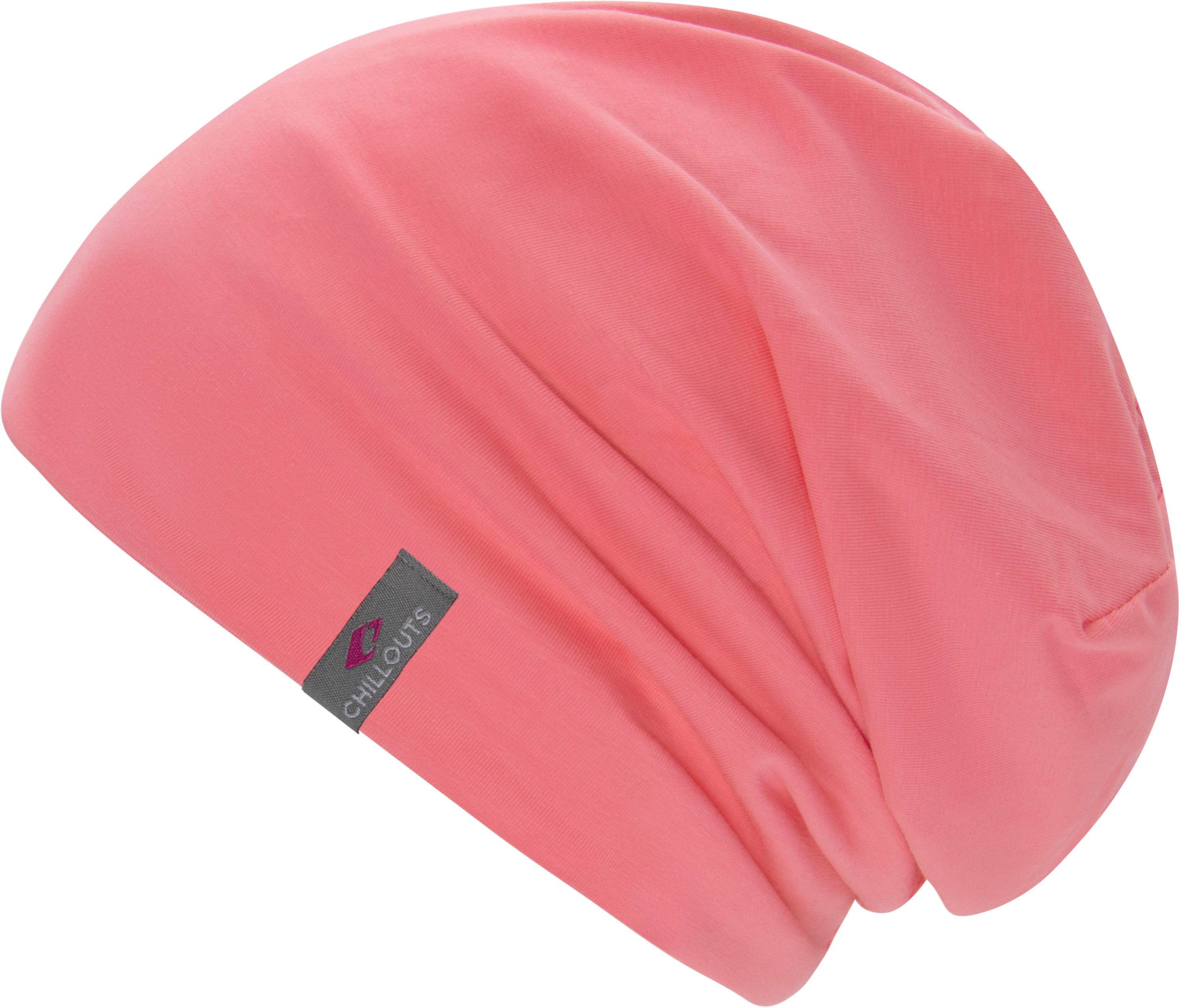 chillouts Beanie Acapulco Hat klassische Forrm, kleines Markenlogo, Doppellagig