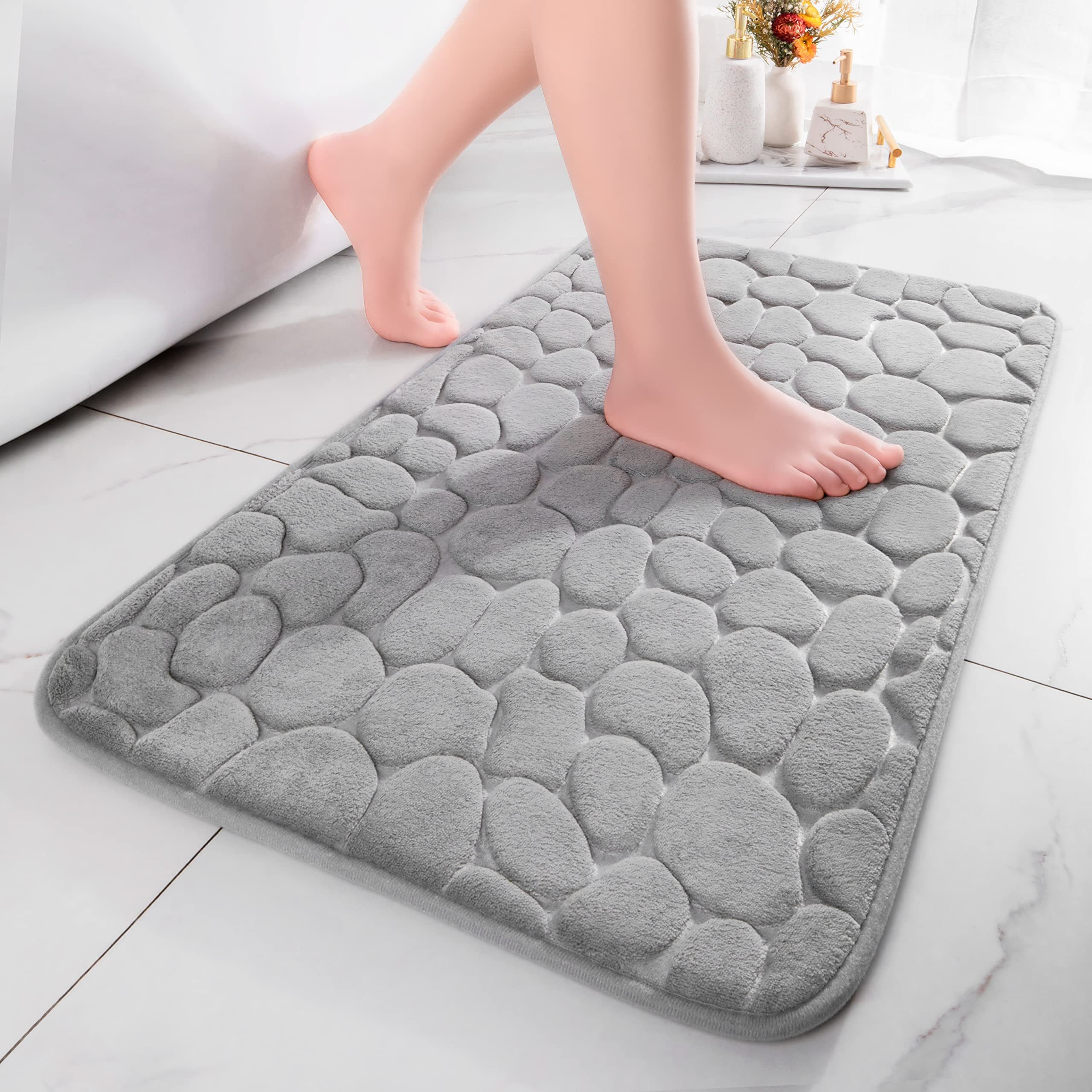 RWEUOQ Badematte Badematte rutschhemmend Memoryschaum Badteppich, günstig online kaufen