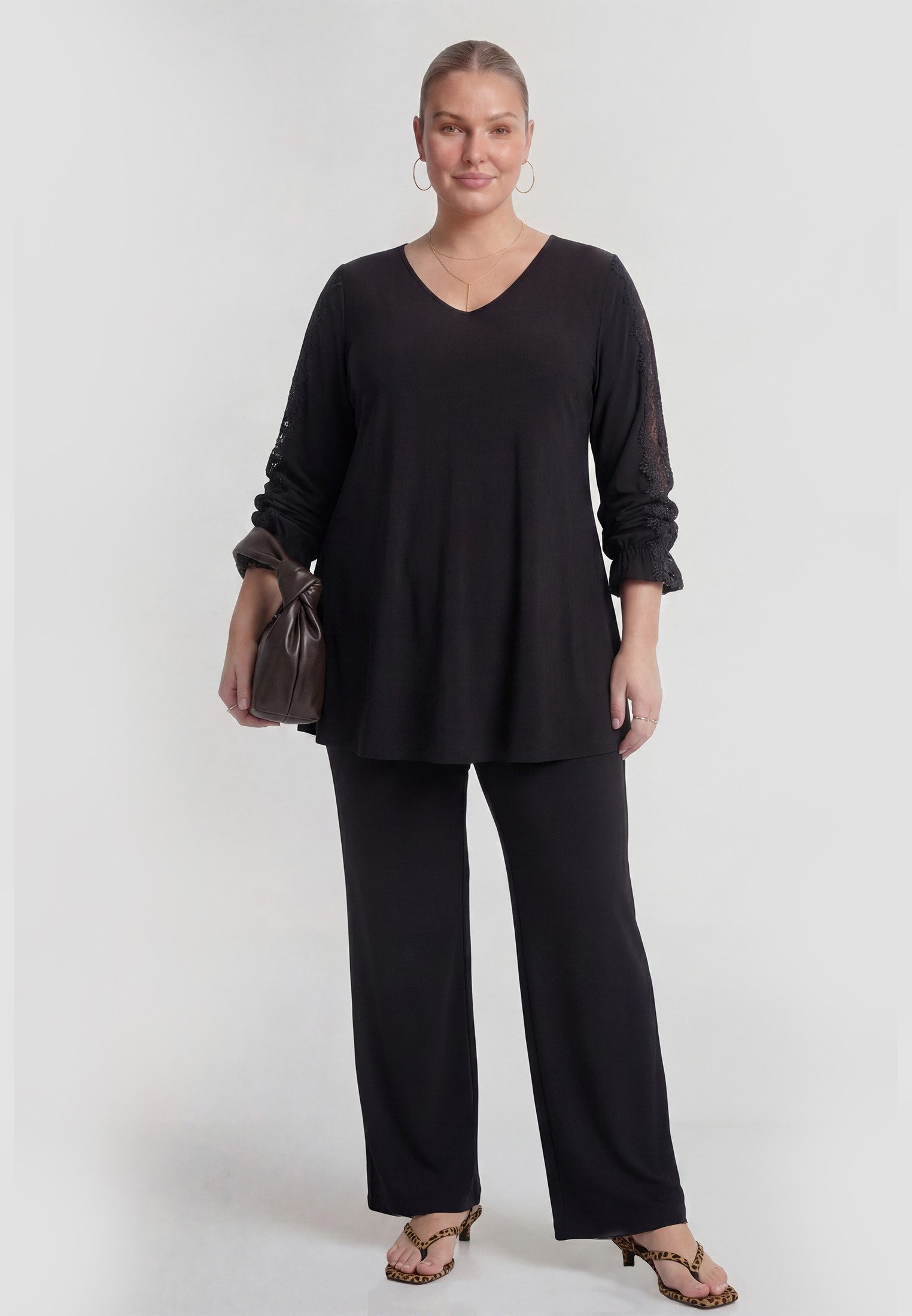 YOEK Tunika Damen Tunika lockere Passform