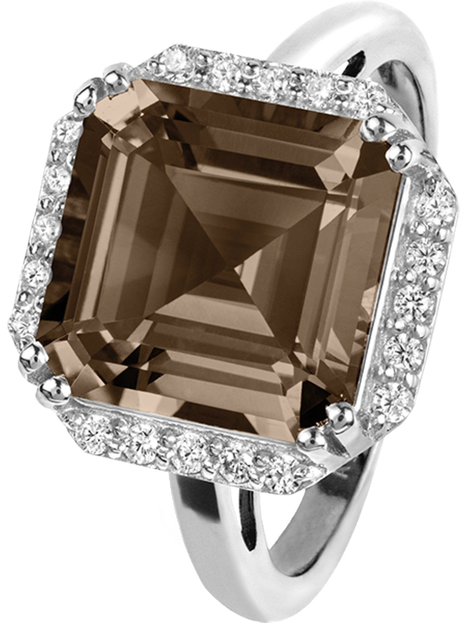 Jacques Lemans Fingerring, Rauchquarz günstig online kaufen