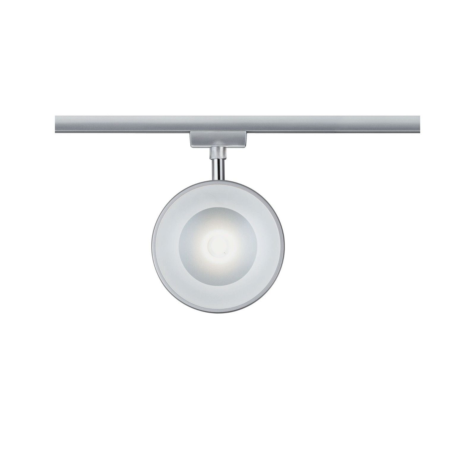Paulmann Schienensystem-Leuchten URail Schienenspot Arena 950lm 15,3W 4000K 230V Chrom matt, Chrom, LED fest integriert, Neutralweiß, dimmbar, Einzelspot
