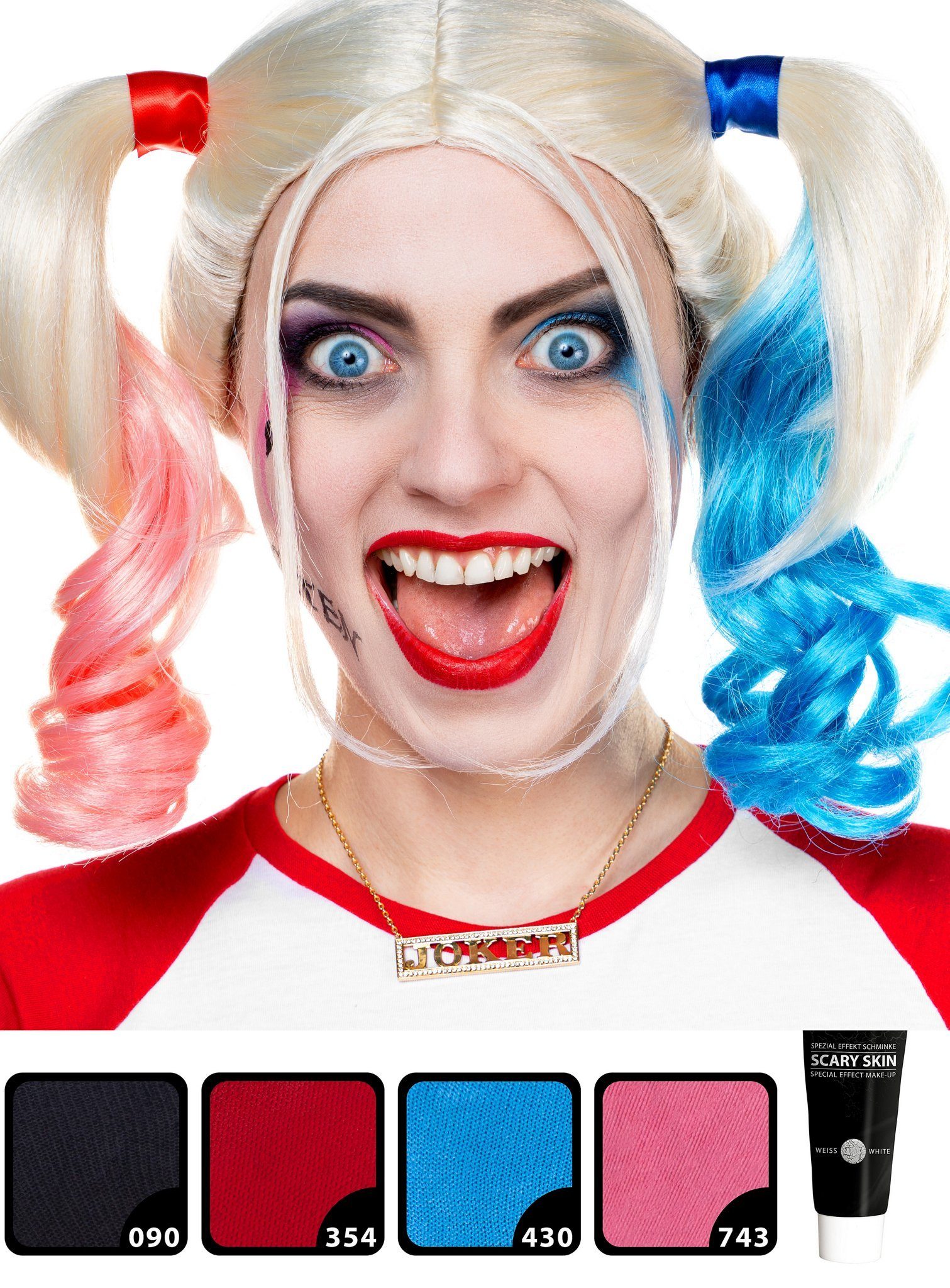 Theaterschminke Make-up Set Harley