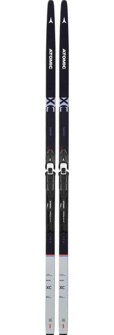 Atomic Langlaufski SAVOR XC SKINTEC med + SP Black/Gre