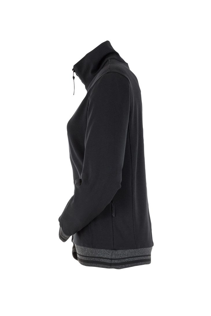 Planam Troyer PLANAM Choice Damen Troyer OUTDOOR Zip-Kragen Schwarz