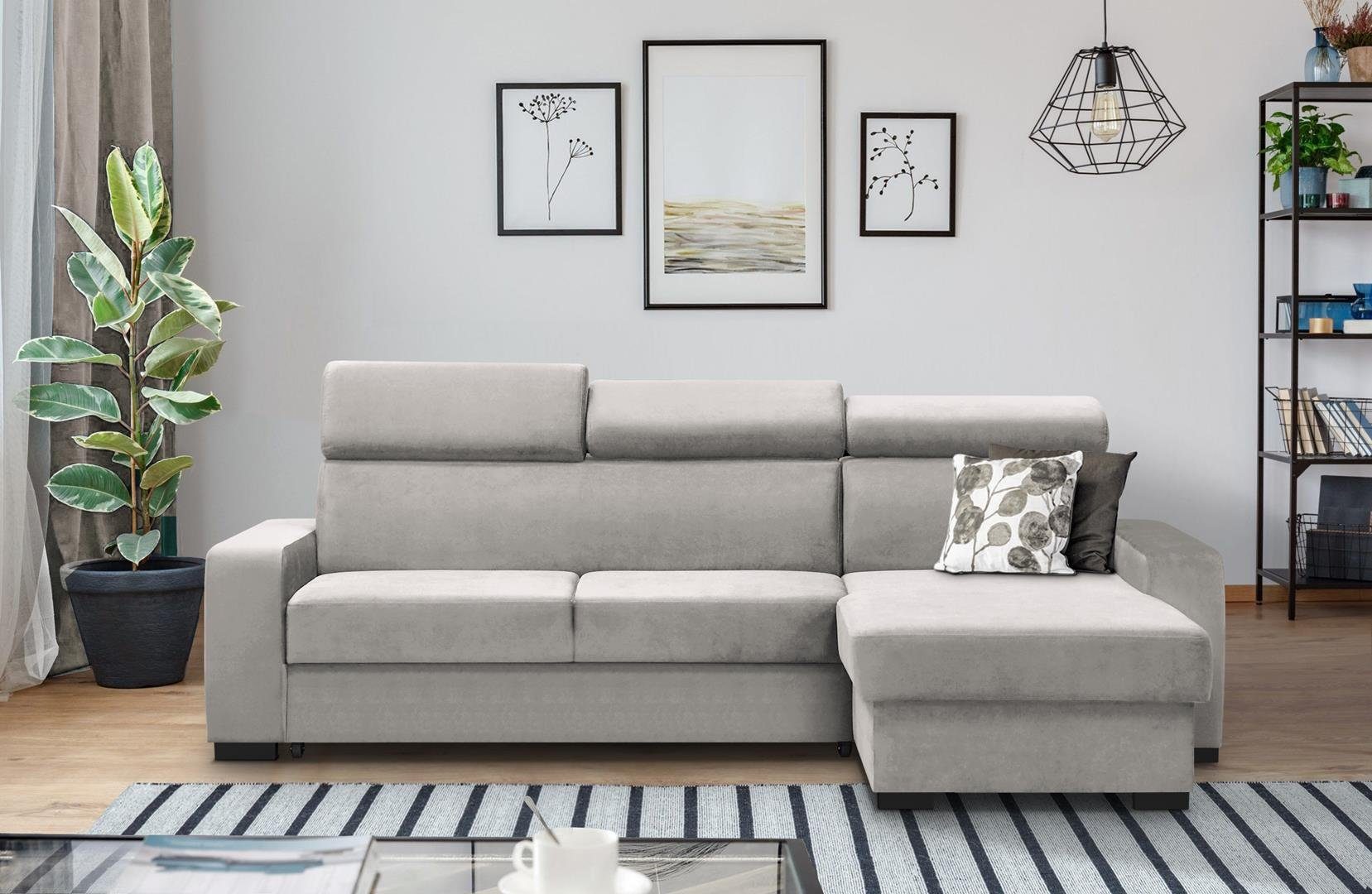 Beautysofa Ecksofa mit Schlaffunktion Fox II, günstig online kaufen