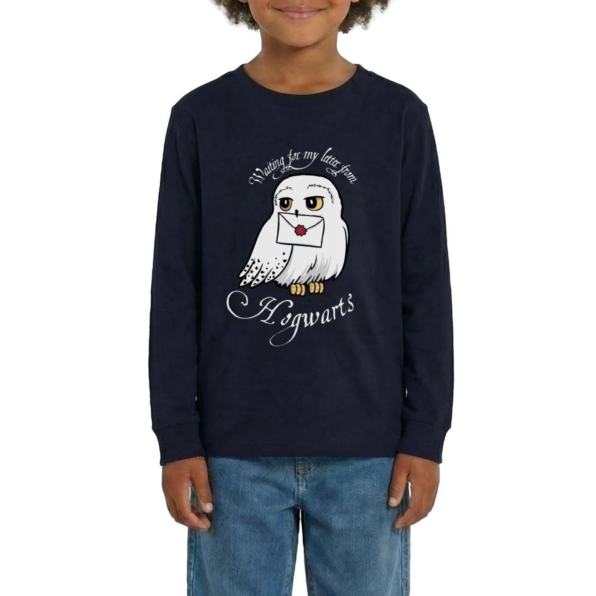 T-Shirt Harry Potter Hedwig Brief Teenager Premium Langarmshirt