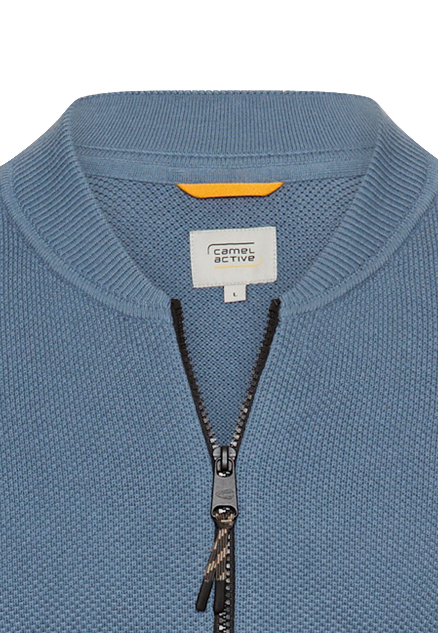 Strickjacke im Bomberstil Langarm