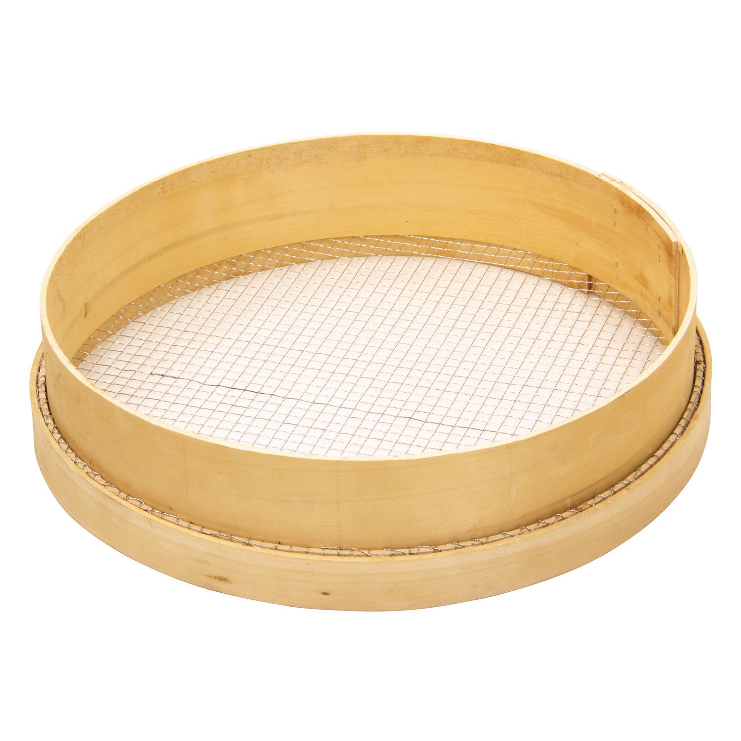 Bellissa Gartensieb Holzrandsieb Ø 42 cm Gartensieb Erdsieb Rüttelsieb Handsieb Holz, Holz, (1-St)