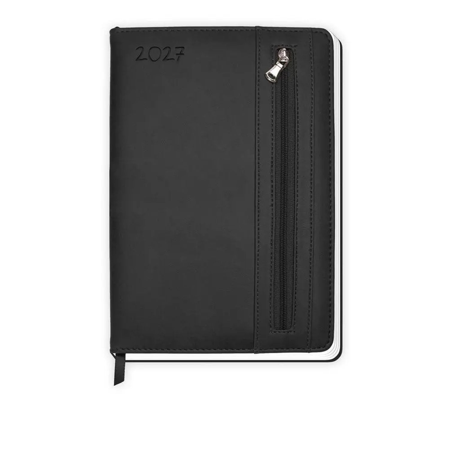 Trötsch Verlag Taschenkalender TRÖTSCH - Wochenplaner A5 mit Tasche Schwarz 2027
