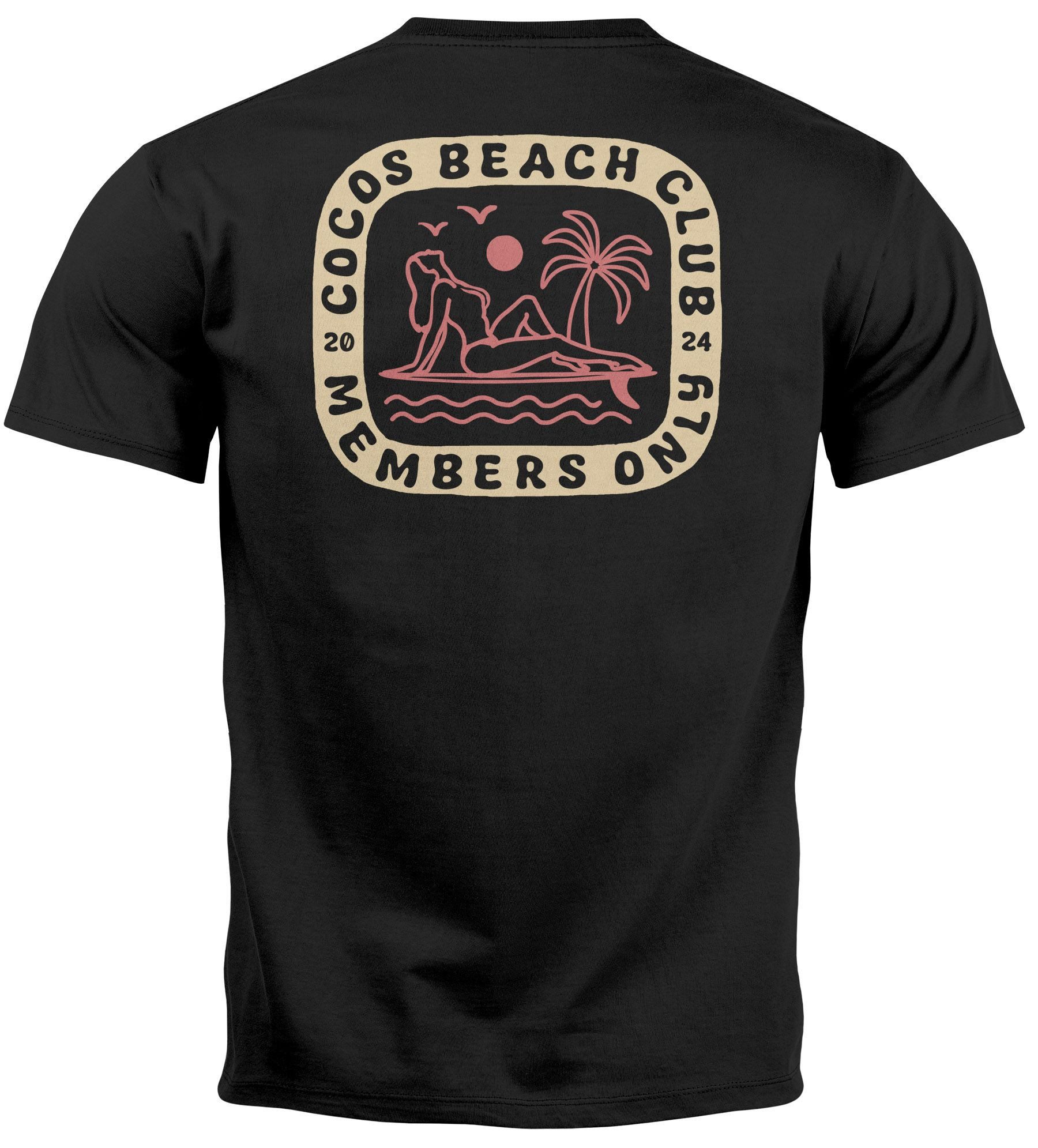Neverless Print-Shirt Herren T-Shirt Backprint Sommer günstig online kaufen
