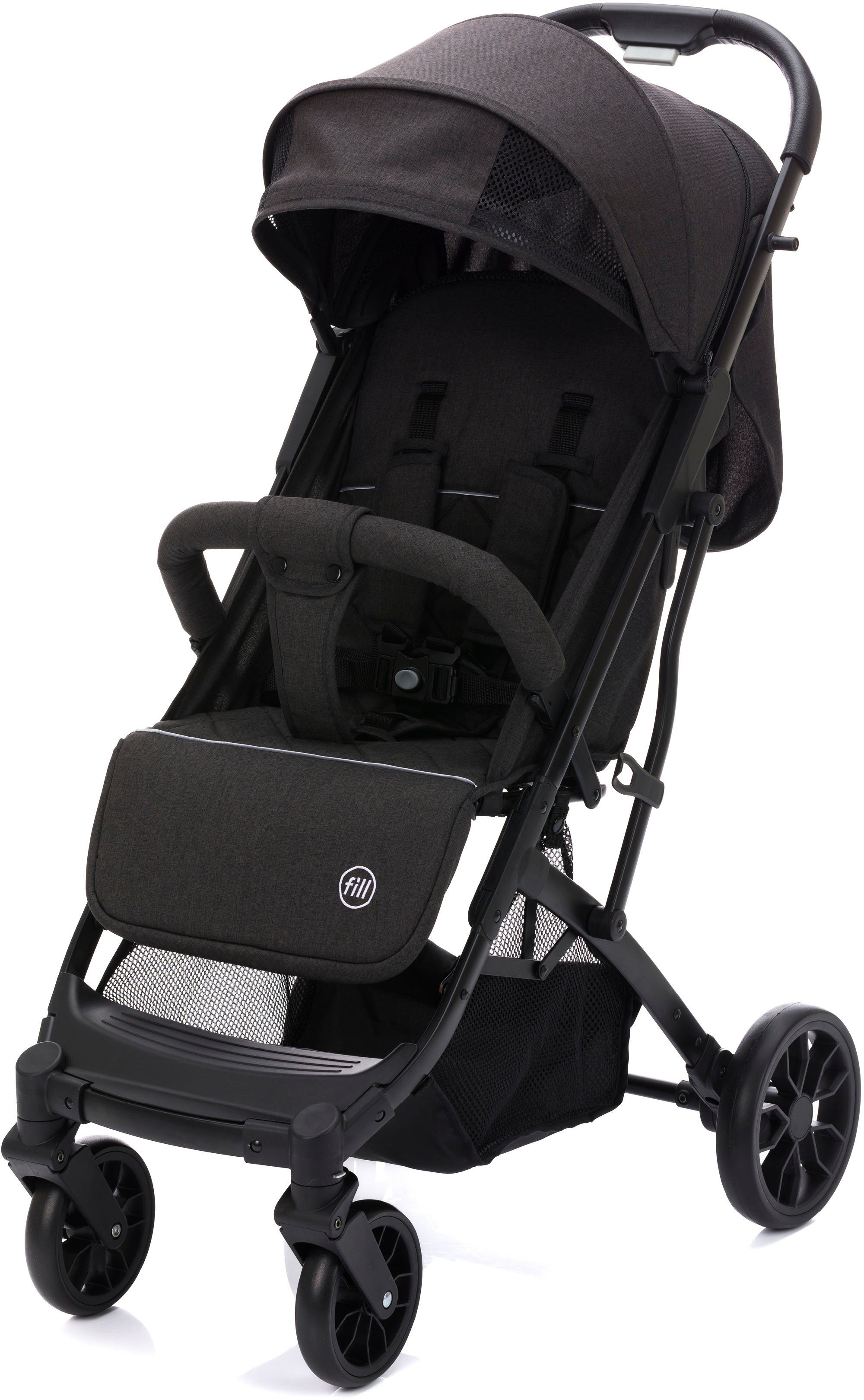 Fillikid Kinder-Buggy Fill Styler Elite, schwarz melange