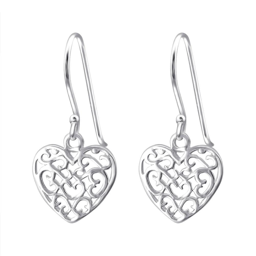 Ohrring-Set Ohrhänger verziert aus 925 Silber Damen