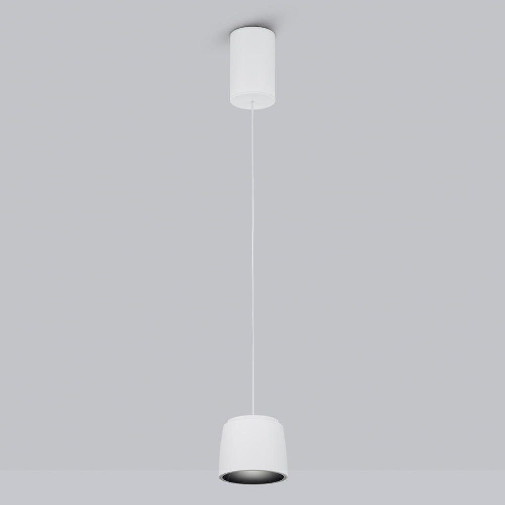 click-licht LED Pendelleuchte LED Pendelleuchte Ove in Weiß 16W 1130lm, keine Angabe, Leuchtmittel enthalten: Ja, fest verbaut, LED, warmweiss, Hängeleuchte, Pendellampe, Pendelleuchte