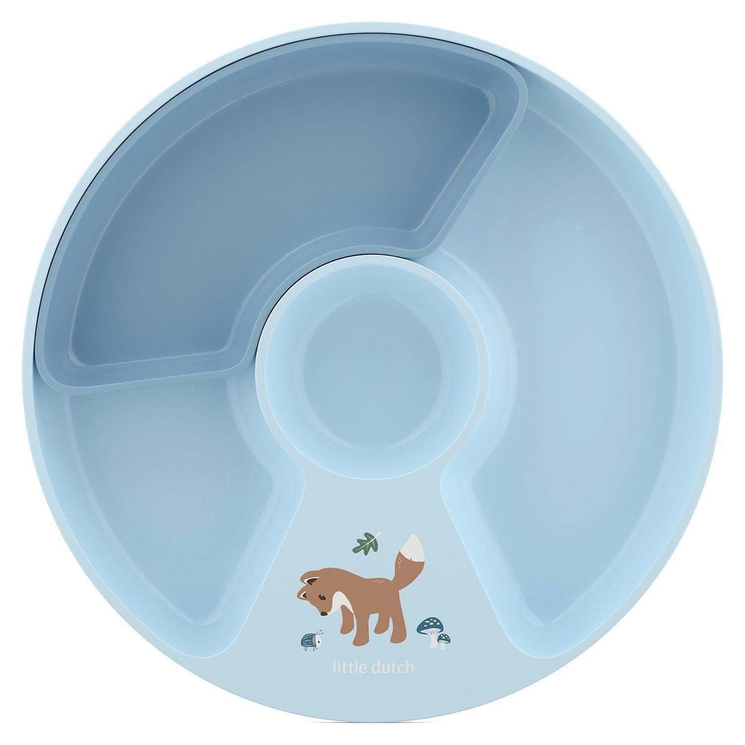 Mepal Тарілки Kinderteller MIO, Ø 20 cm, Blau, (1 St), Kunststoff, Rutschfest, mit erhöhtem Rand