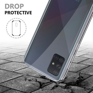 Cadorabo Handyhülle Samsung Galaxy A51 5G Samsung Galaxy A51 5G, Flexible Case Handy Schutzhülle - Hülle - Back Cover 360° Grad