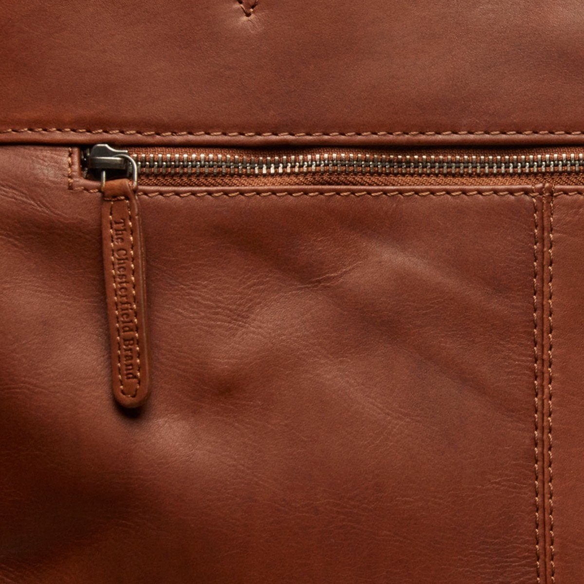 The Chesterfield Brand Schultertasche Wax Pull-up Leder Shopper Berlin (ein Stück, 1-tlg., ca. B/H/T 36/36/15 cm), Leder