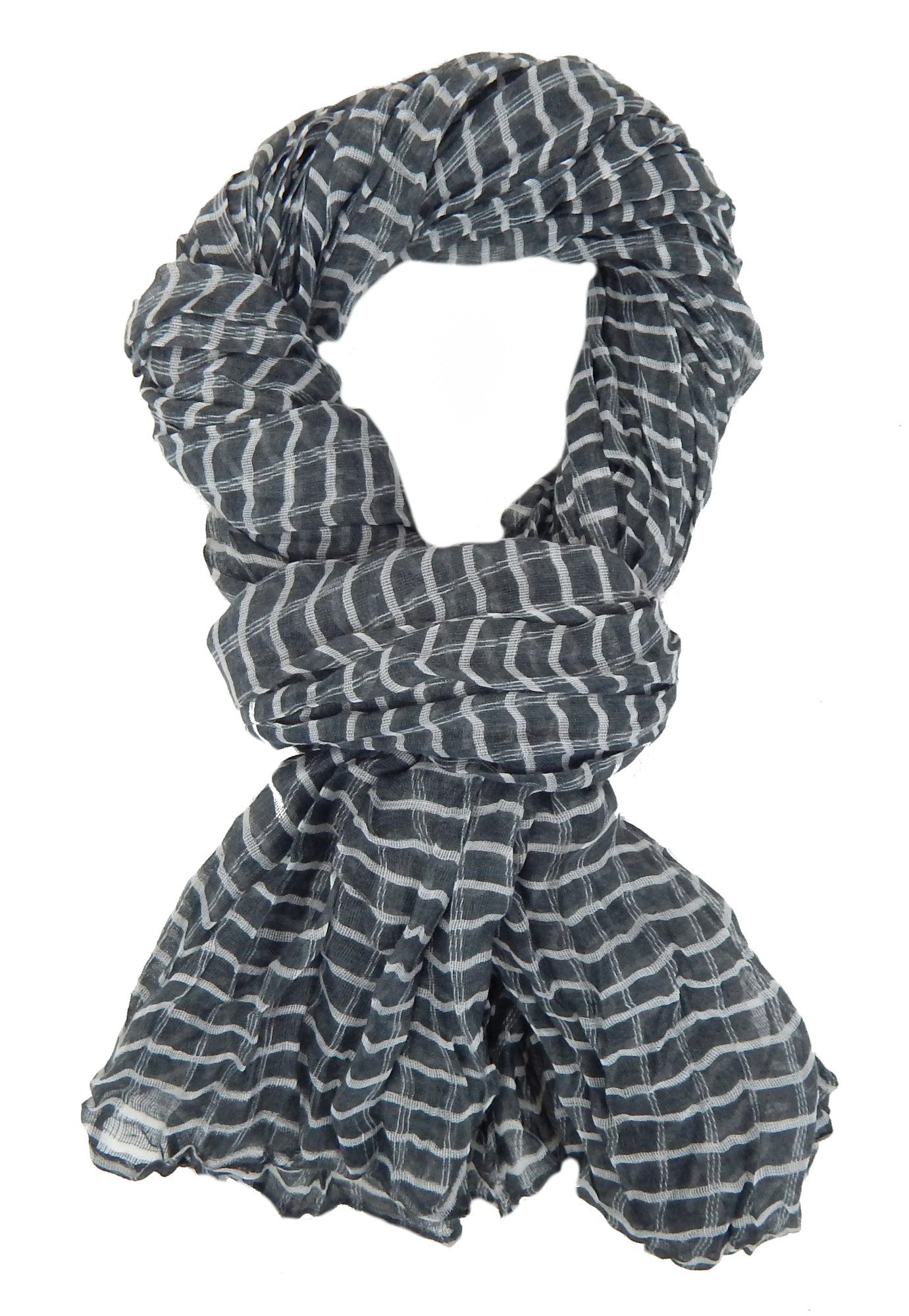 Ella Jonte Modeschal, leichter Schal Rot Blau Schwarz oder Grau Weiss gestr günstig online kaufen