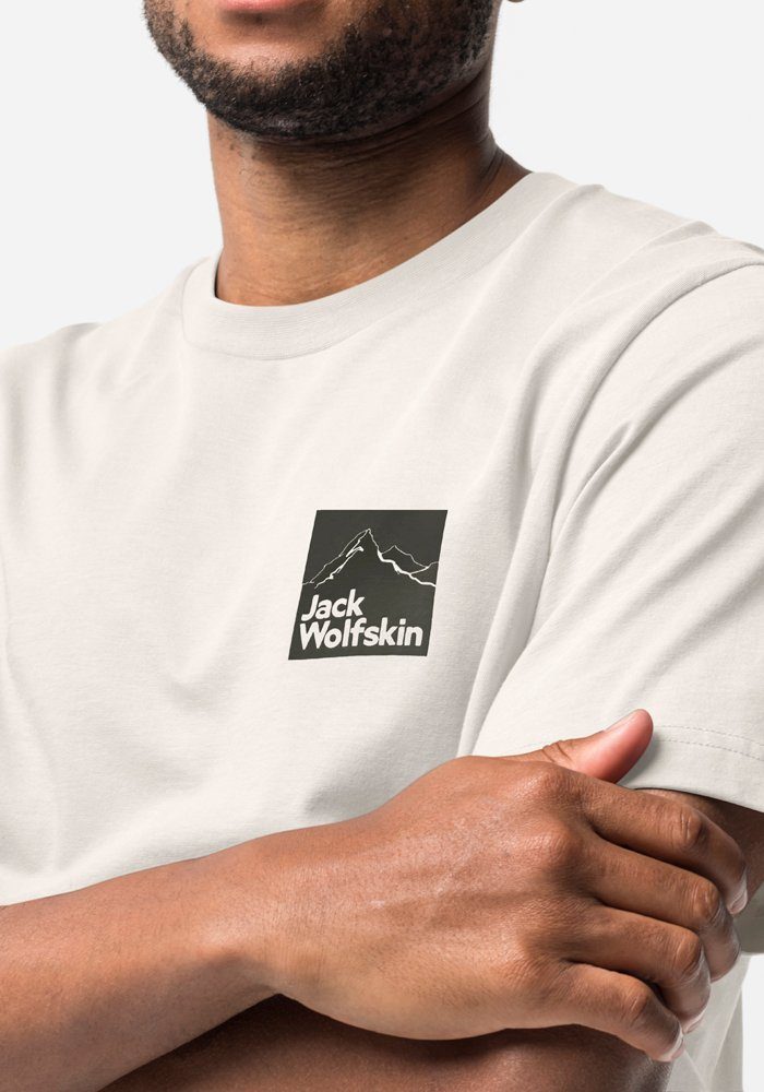 Jack Wolfskin T-Shirt GIPFELZONE T M egret