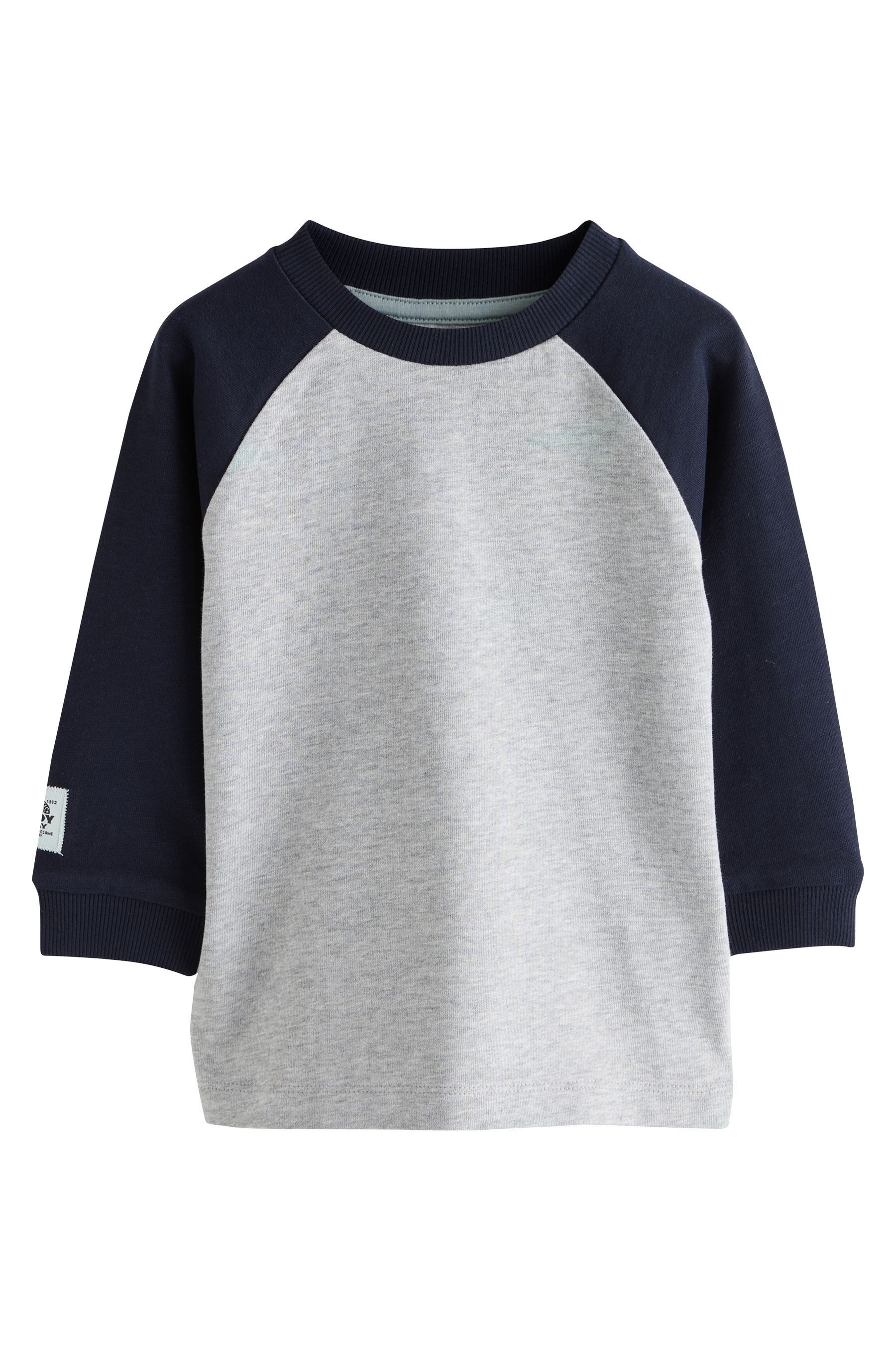 Next Langarmshirt 3 x Langarmshirts mit Struktur (3-tlg) – Bild 4 von 5
