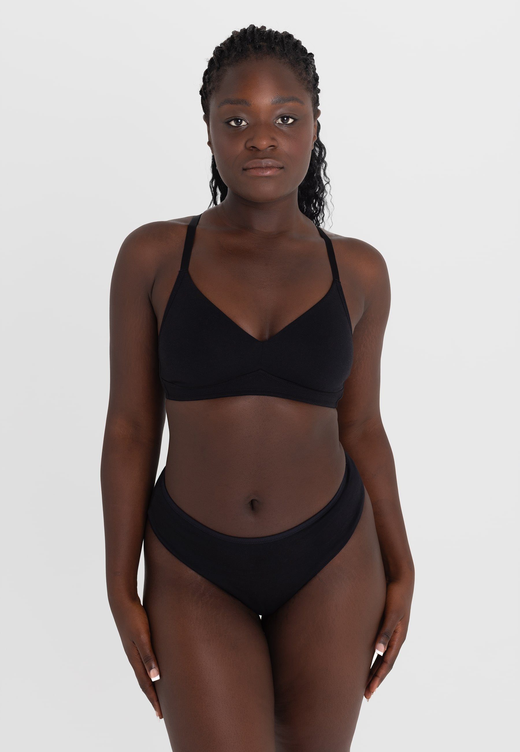 Slip CASUAL COTTON BRAZIL schwarz