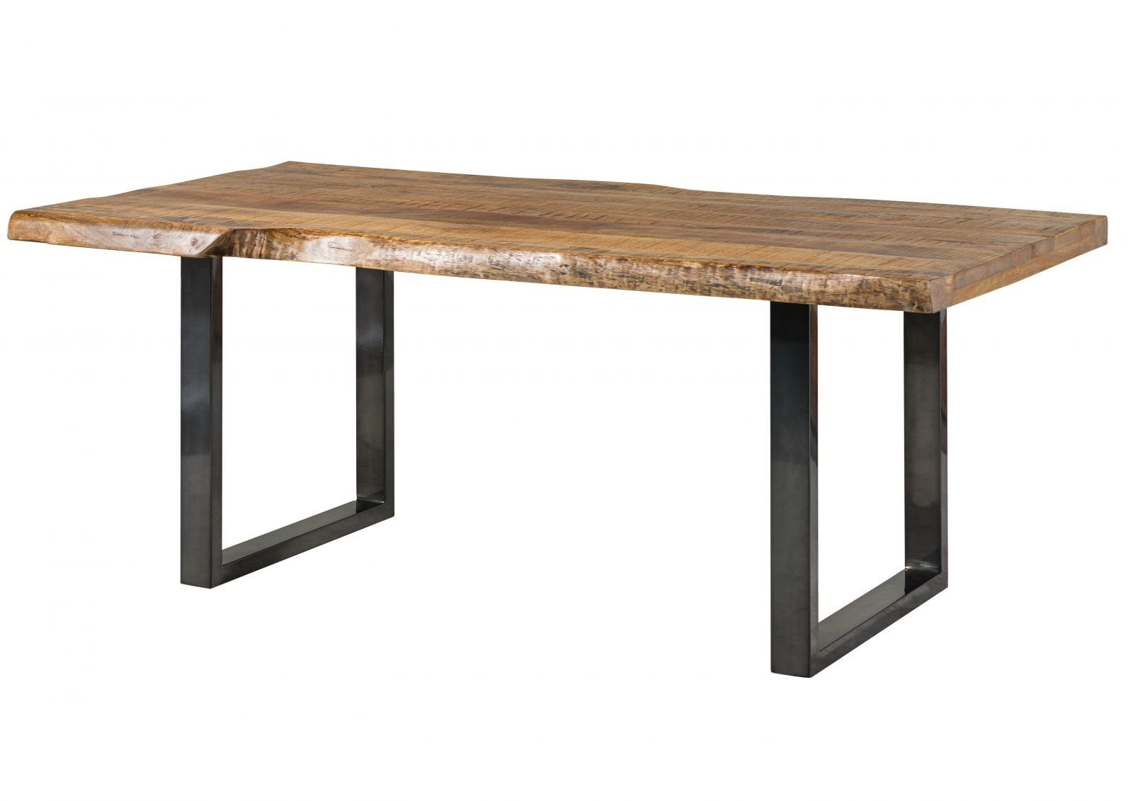 Massivmoebel24 Baumkantentisch FREEFORM (Baumtisch Mango 200x100x77 günstig online kaufen