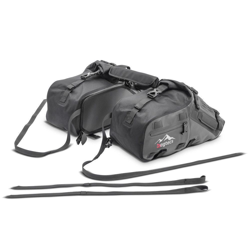 Bagtecs Reisetasche Set Satteltaschen + Seitenträger für Yamaha Tenere 700 / Rally 19-26