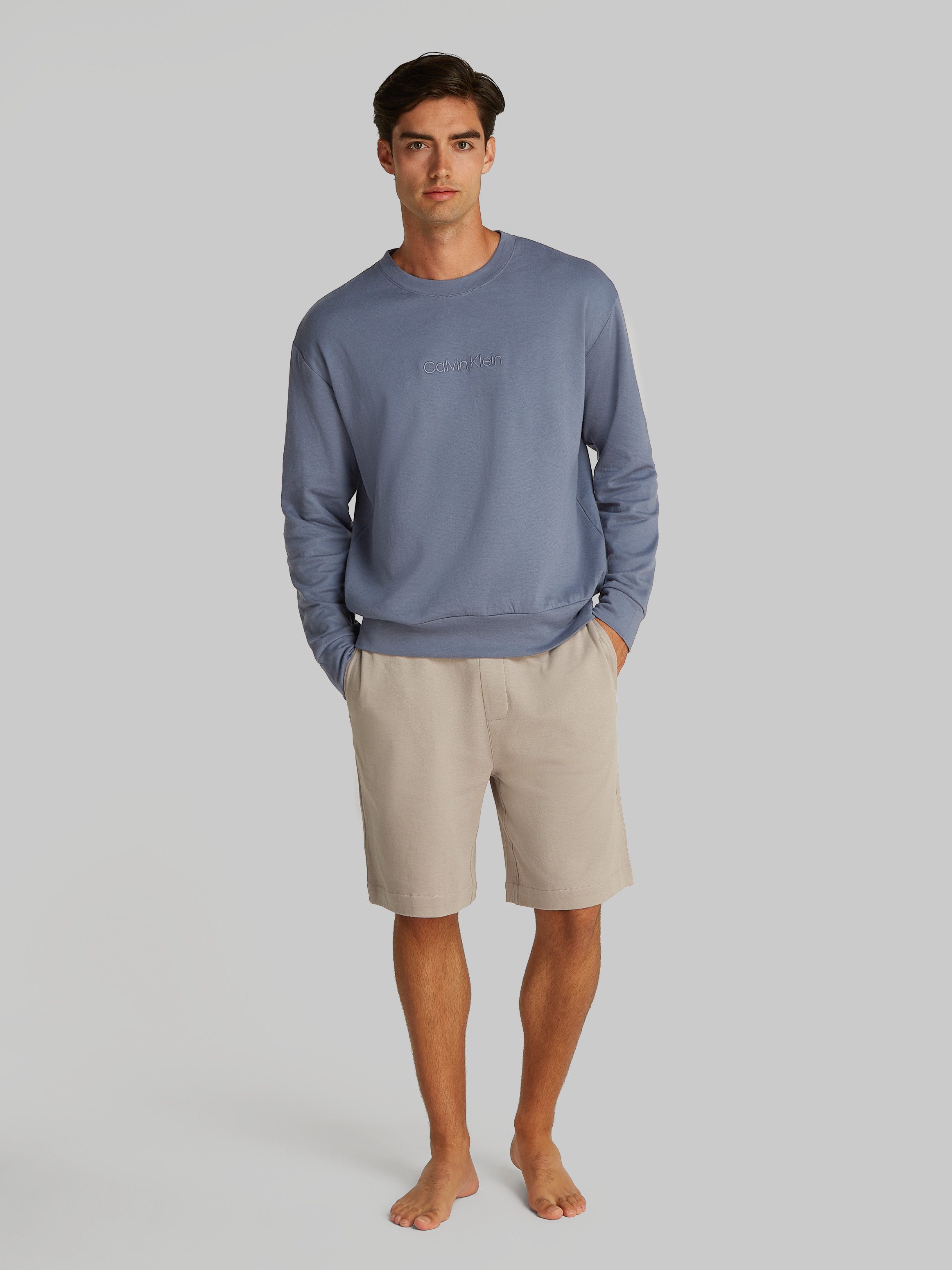 Calvin Klein Underwear Sweatshirt SWEATSHIRT mit Logo-Stickerei