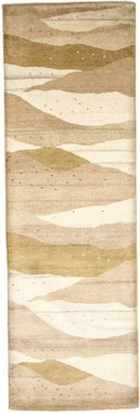 Wollteppich Gabbeh Teppich handgewebt beige, morgenland, rechteckig, Höhe: 8 mm, Kurzflor