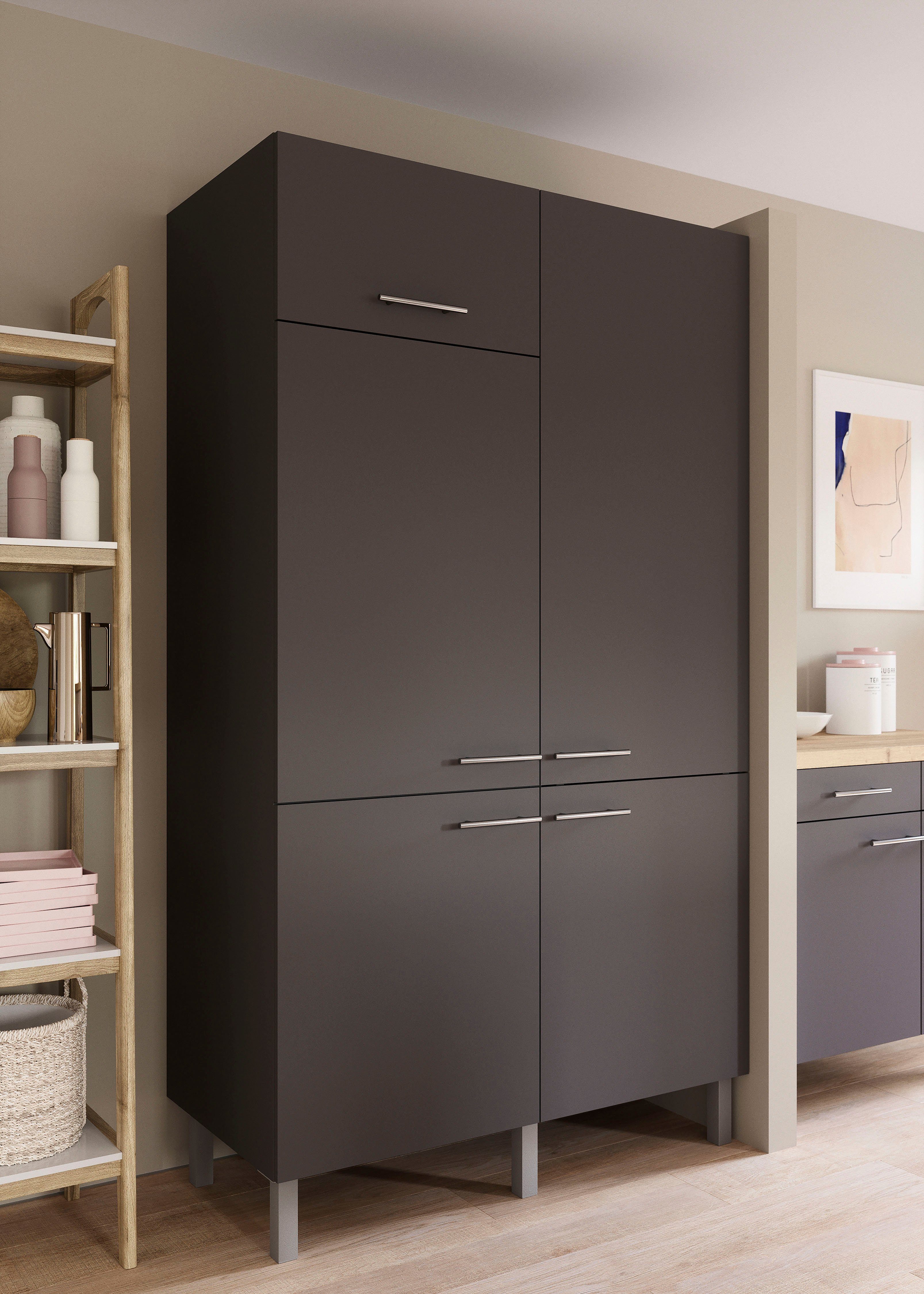 OPTIFIT Pantryküche Lilly, Breite 120 cm, wahlweise mit E-Gerät